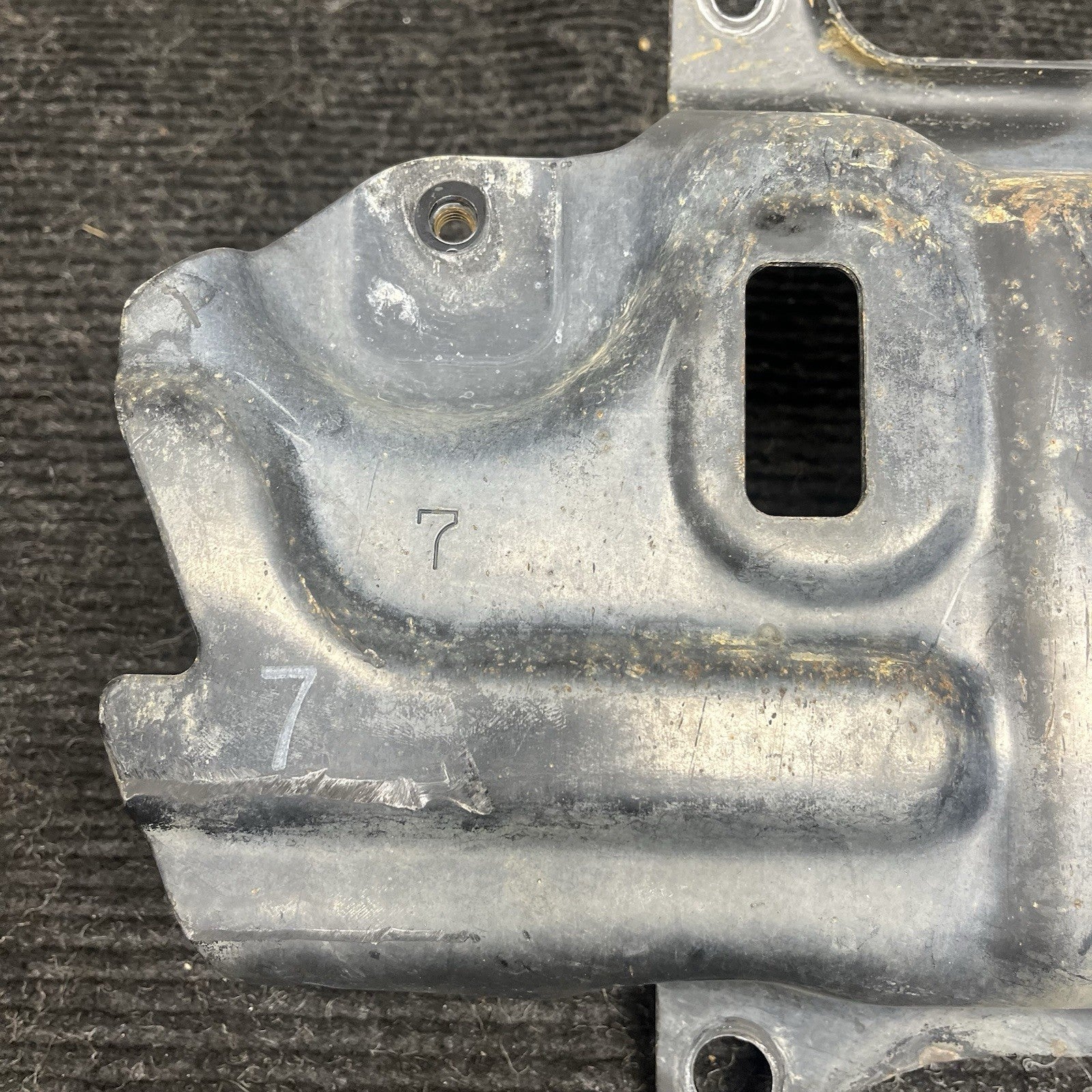 ☑️ 15-21 SUBARU WRX AWD STEERING GEAR RACK SUPPORT BRACKET REINFORCED PLATE OEM