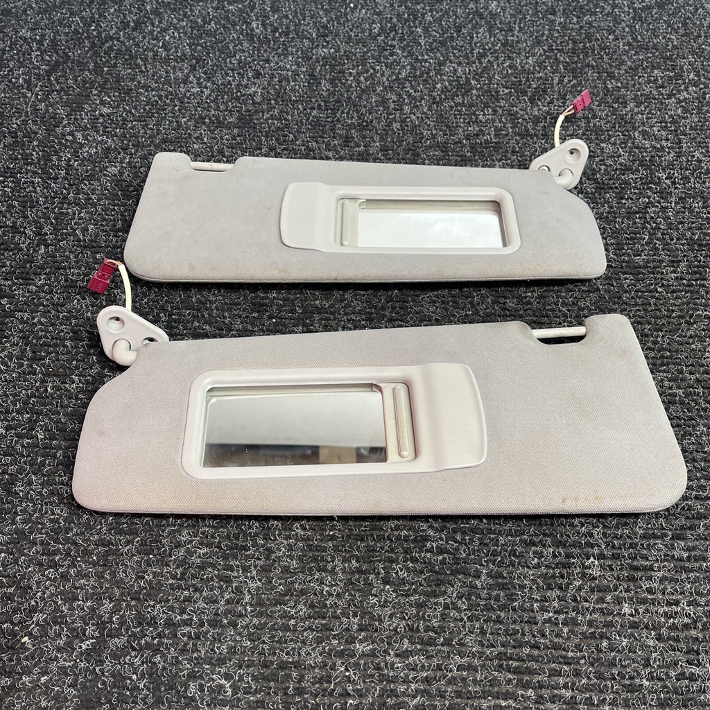 ☑️ BMW E92 328i 335i Coupe Sun Visor Set Left Right Pair Grey OEM LH RH