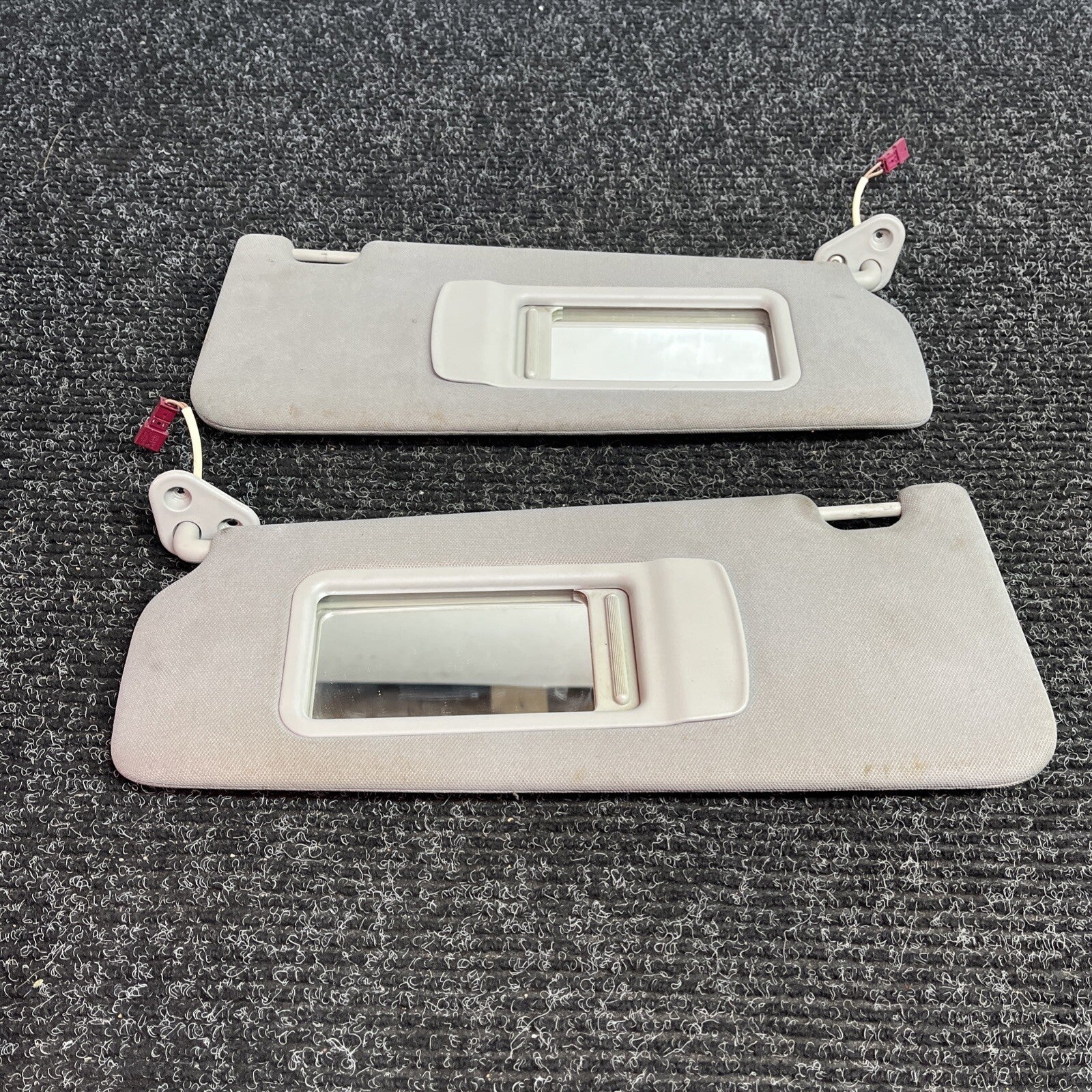☑️ BMW E92 328i 335i Coupe Sun Visor Set Left Right Pair Grey OEM LH RH