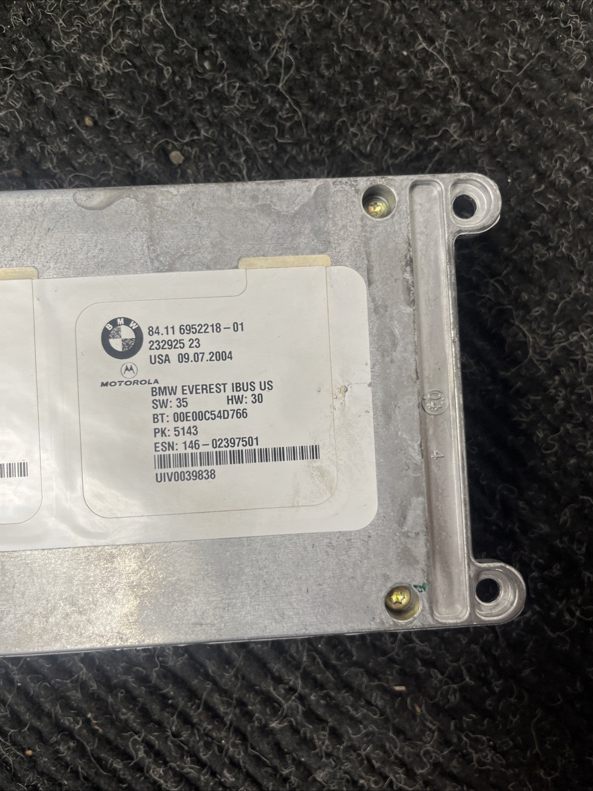 ☑️ OEM BMW E90 E92 E82 E60 E88 Bluetooth IBUS Telematic Control Module Unit TCU