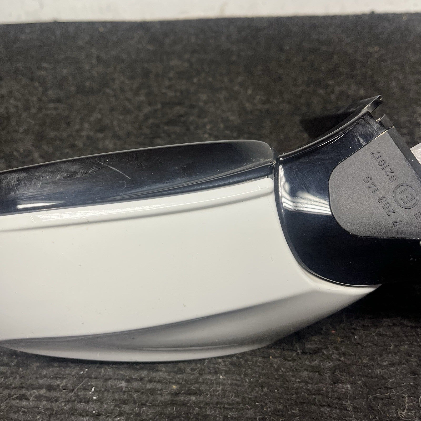 ☑️ 10-13 OEM BMW E82 E88 Front Left Driver Side Heated Mirror Assembly White