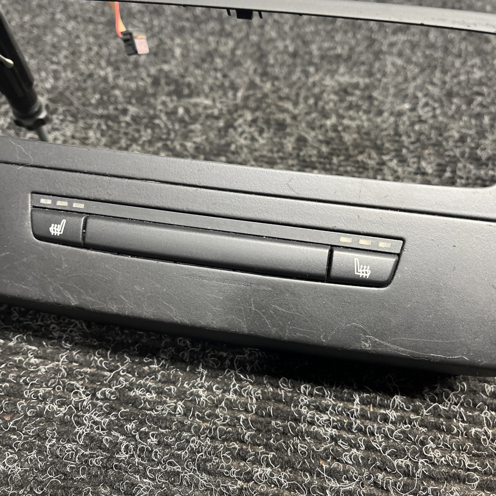 ☑️ 06-13 BMW E92 E93 3 Series Front Dashboard Heated Switch Trim Cover Black OEM