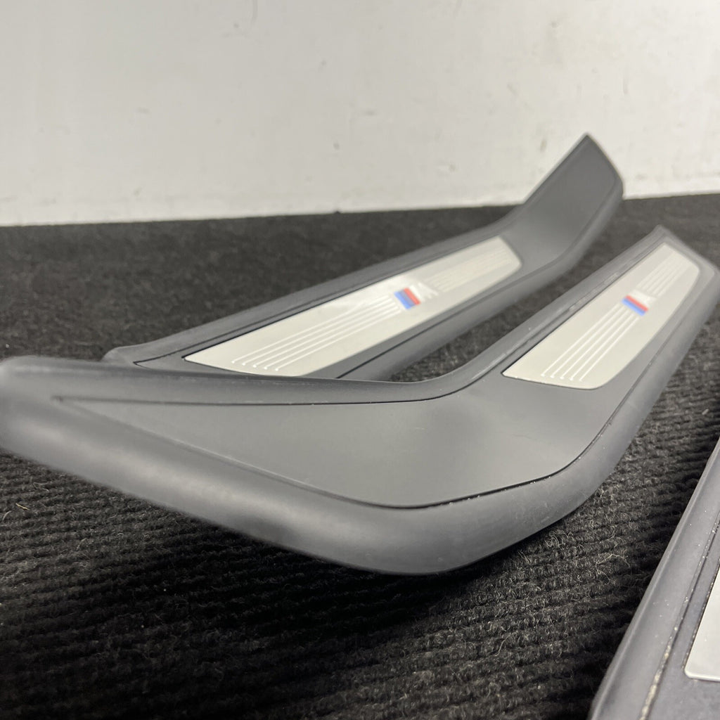 ☑️ 2010 BMW 750i SET OF 4 M SPORT DOOR SCUFF SILL PLATES TRIM COVER OEM