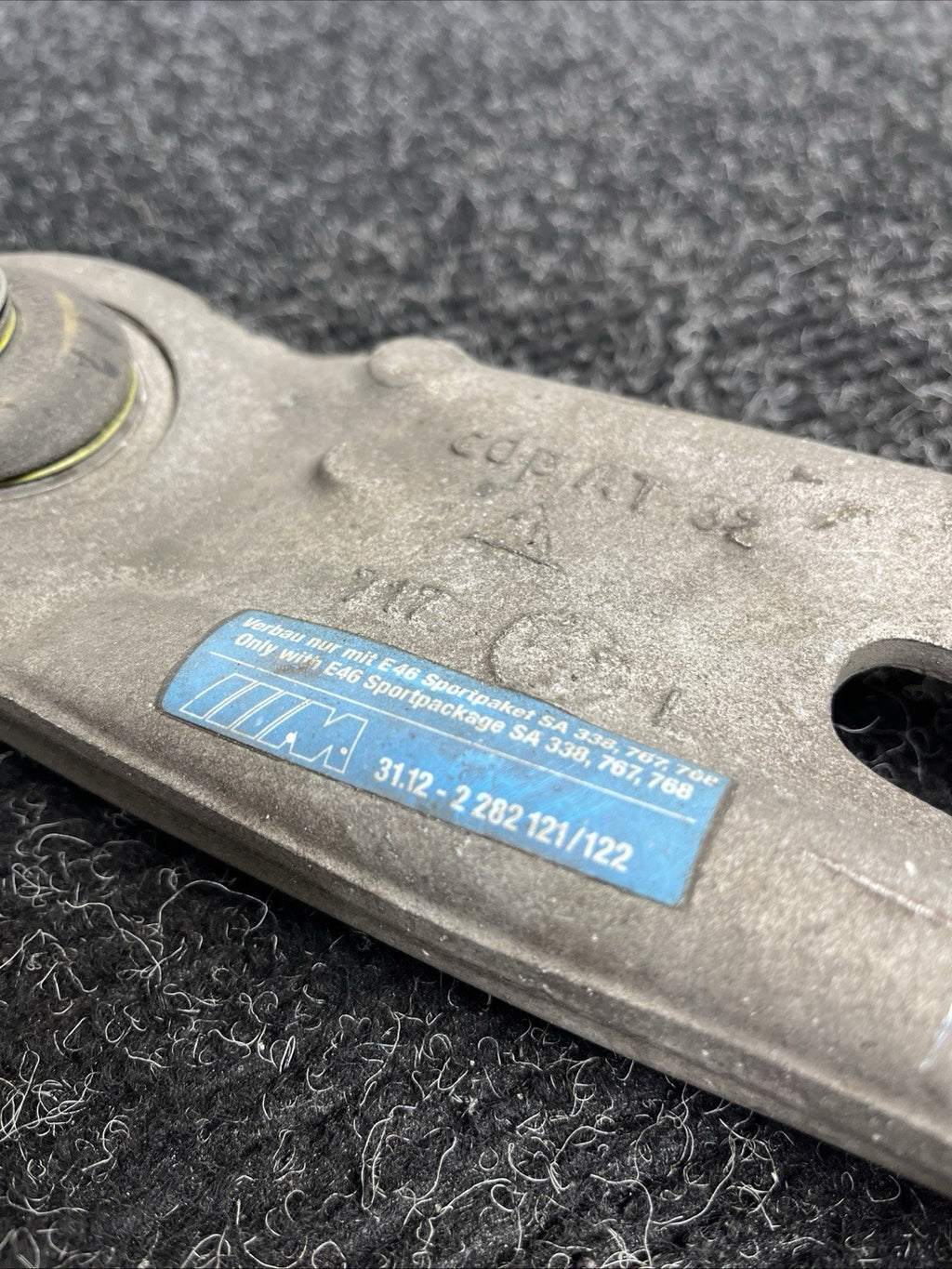 ☑️ BMW E46 Z4 M package M chassis control arm 2282121 / 122 triangle arm