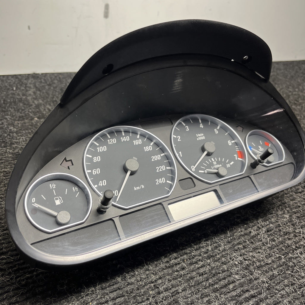 ☑️02-06 BMW E46 330Ci Coupe Convertible Instrument Gauge Cluster Manual OEM 282k