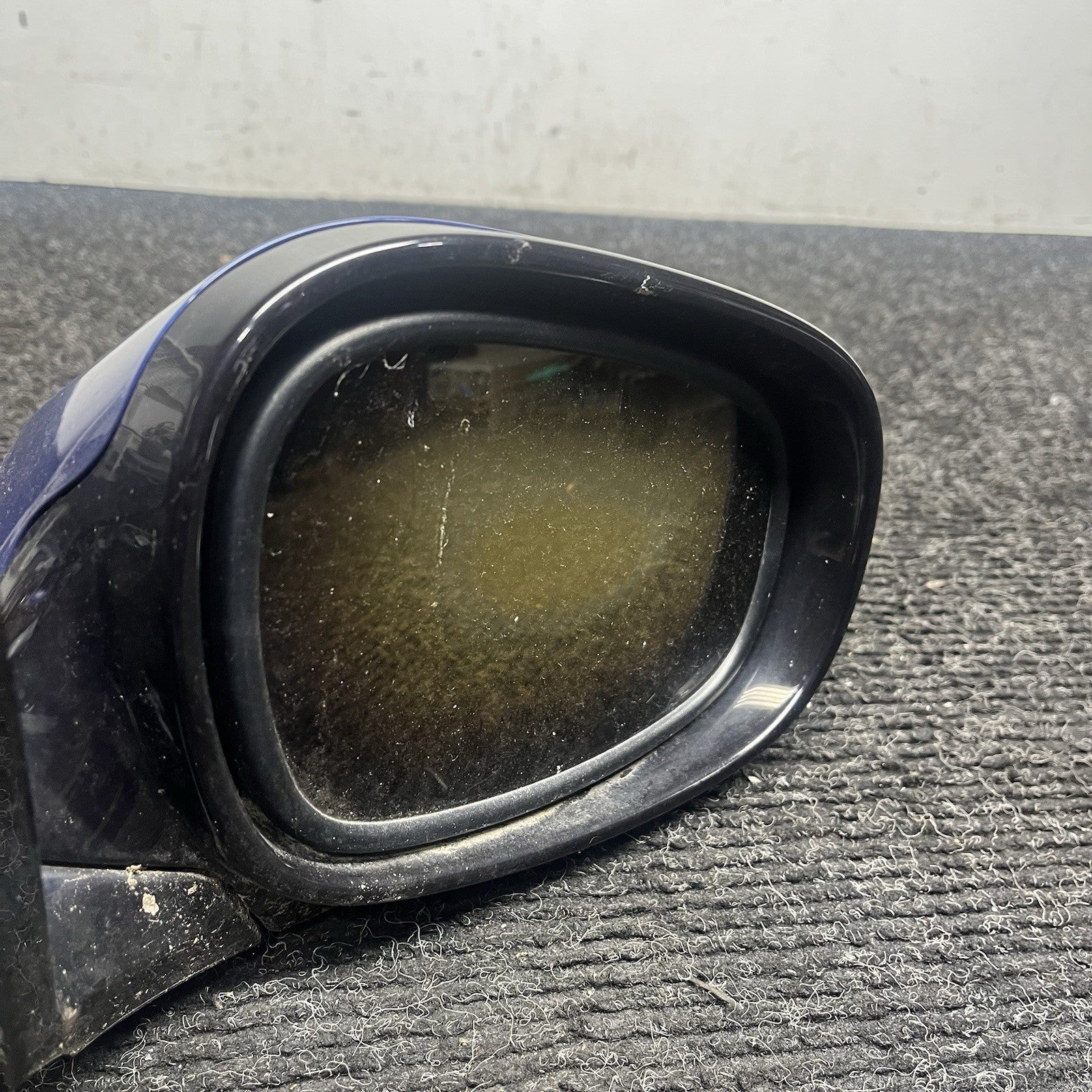 ☑️ 11-13 BMW E82 E88 OEM PASSENGER RIGHT SIDE DOOR POWER FOLD MIRROR BLUE