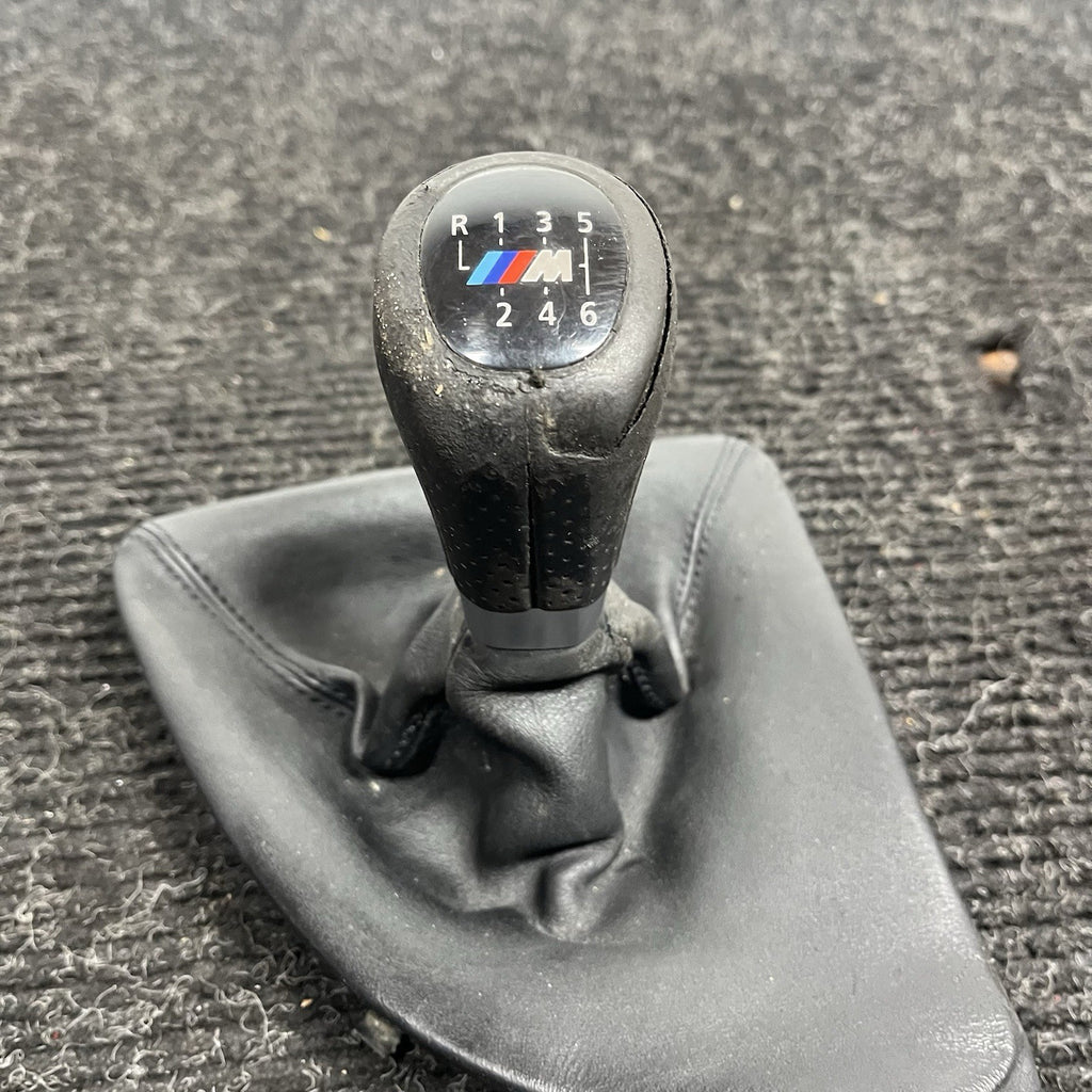 ☑️ 08-13 OEM BMW E82 E88 Manual Transmission M Sport Gear Shifter Knob Leather