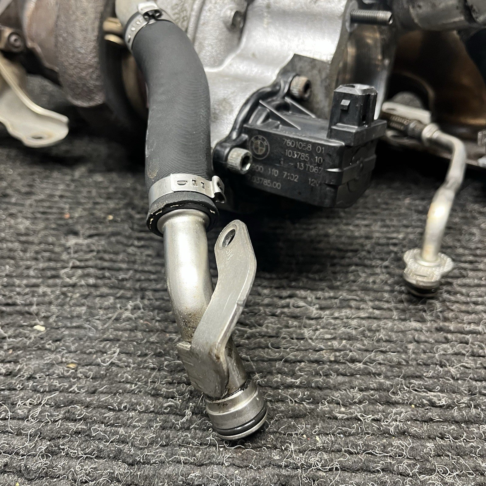 ☑️ 11-13 OEM BMW E82 E88 E90 E92 F22 F30 135 335 Engine N55 Turbo Charger PWG