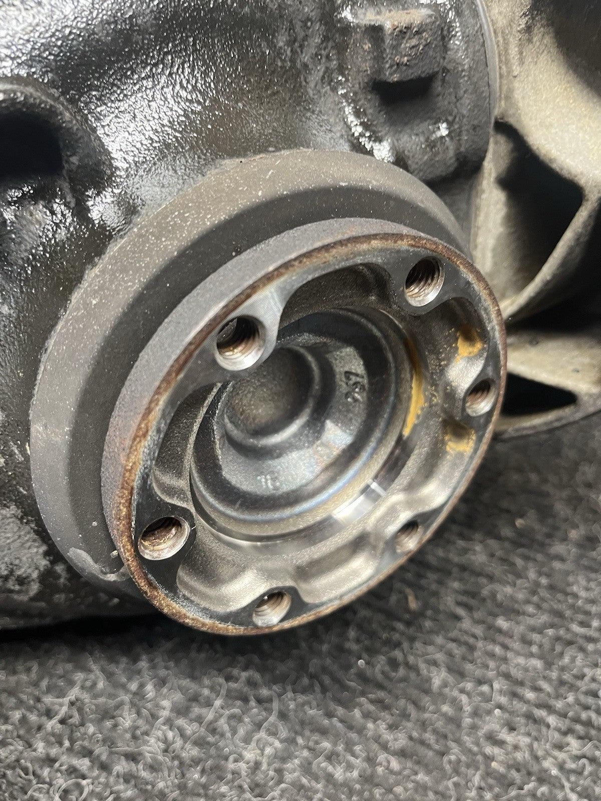 ☑️09-16 OEM BMW E89 Z4 35i N54 DCT Differential Axle Carrier Ratio 2.56 97k Mile