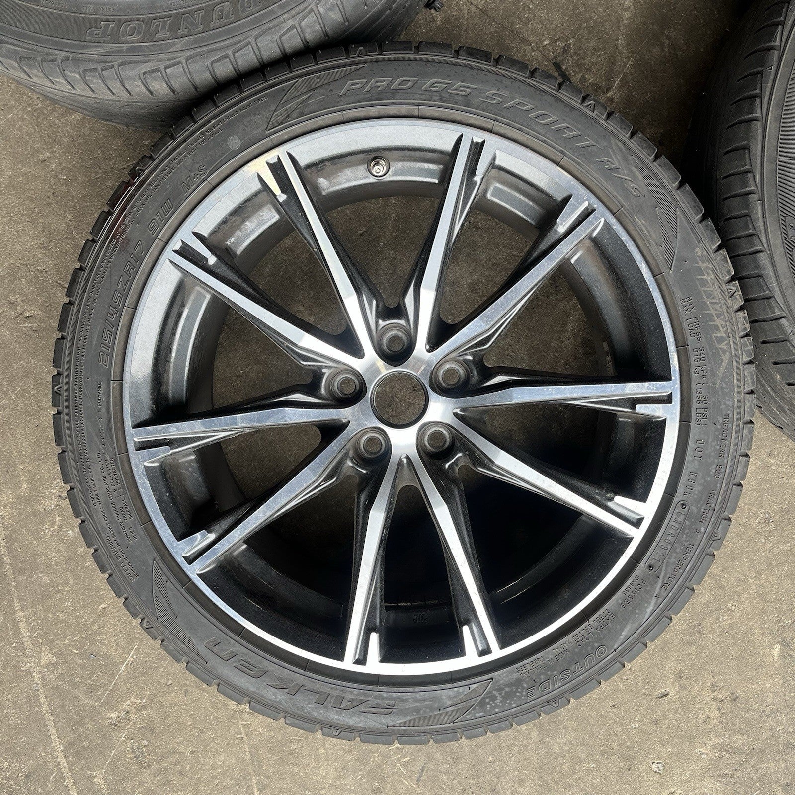☑️ 2017-2020 Toyota 86 OEM Factory 17" 5x100 Wheel Set Rim 17x7J ET48