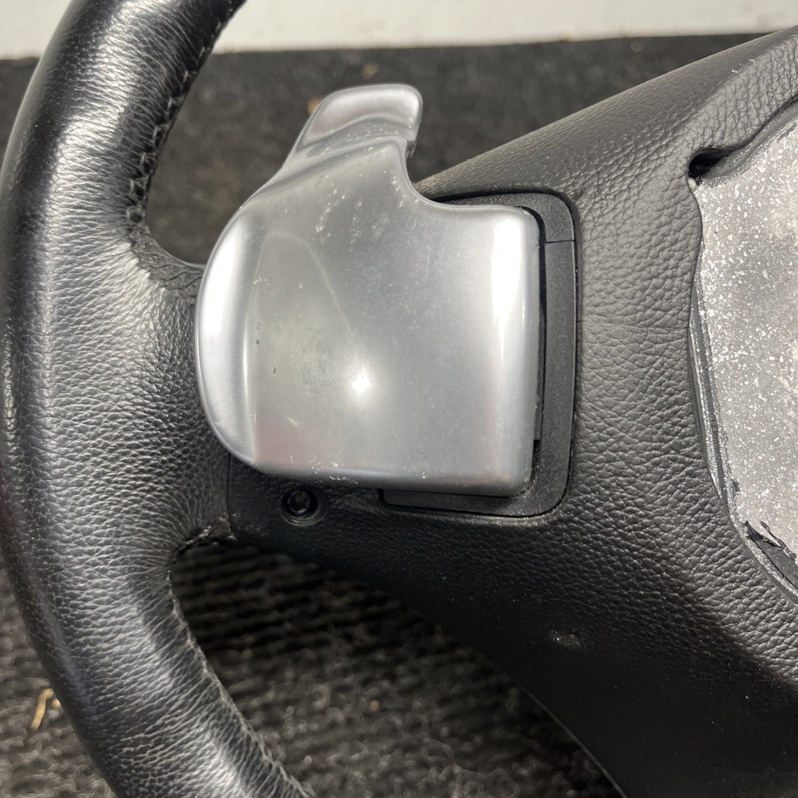 ☑️ 06-10 OEM BMW E92 E93 335 Sport Steering Wheel Black LEATHER w/Paddles