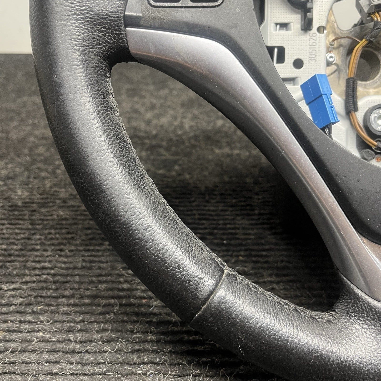 ☑️ BMW E84 X1 135i Sport Heater Steering Wheel Black w/ Switch 6853133 OEM