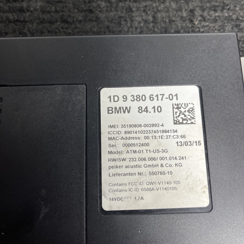 ☑️ 14-17 OEM BMW M3 M4 M5 F23 F32 F36 F80 F06 Telematics Control Unit Module TCB