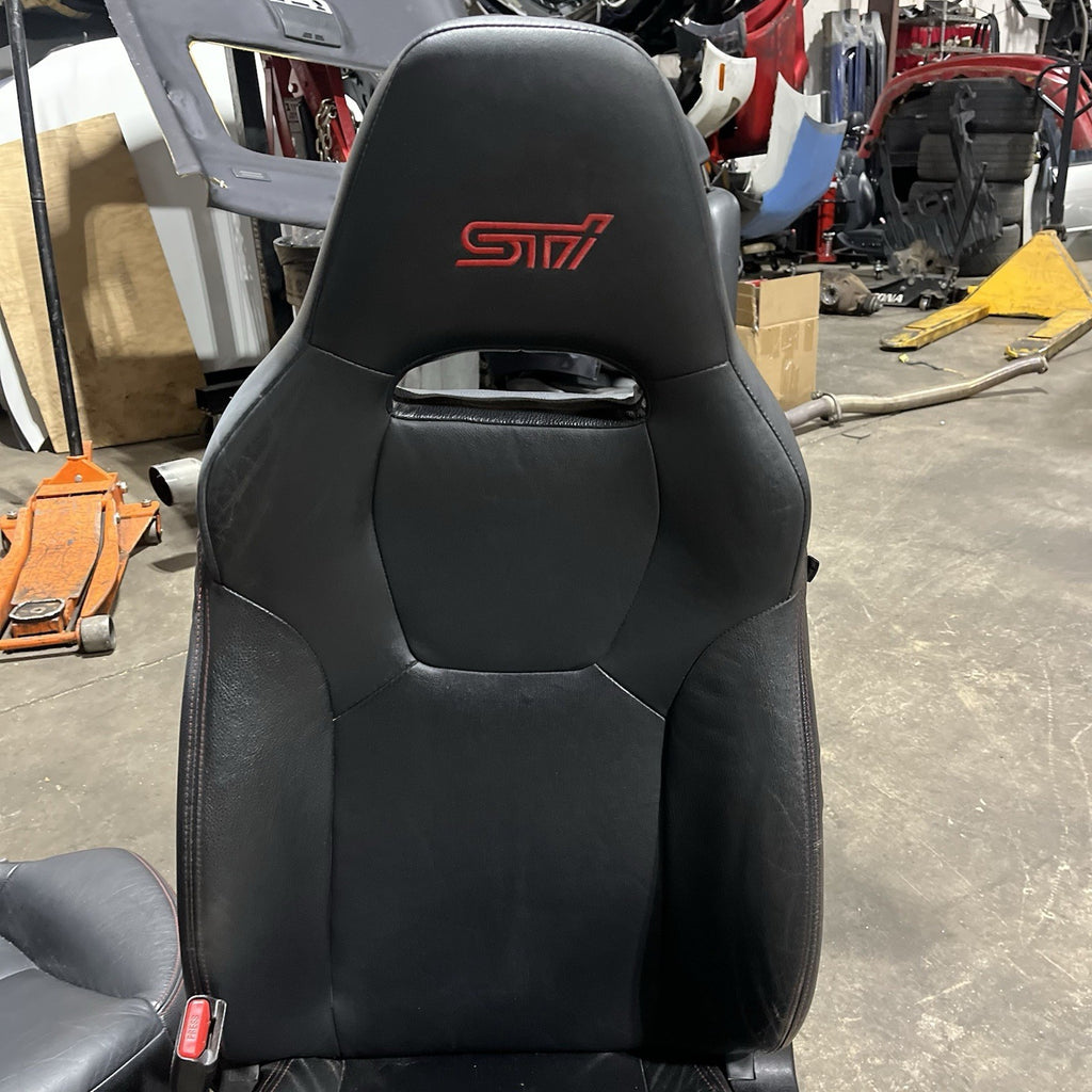 ☑️ 2008-2014 Subaru Impreza WRX STI Seat Set Assembly Seats Front & Rear OEM
