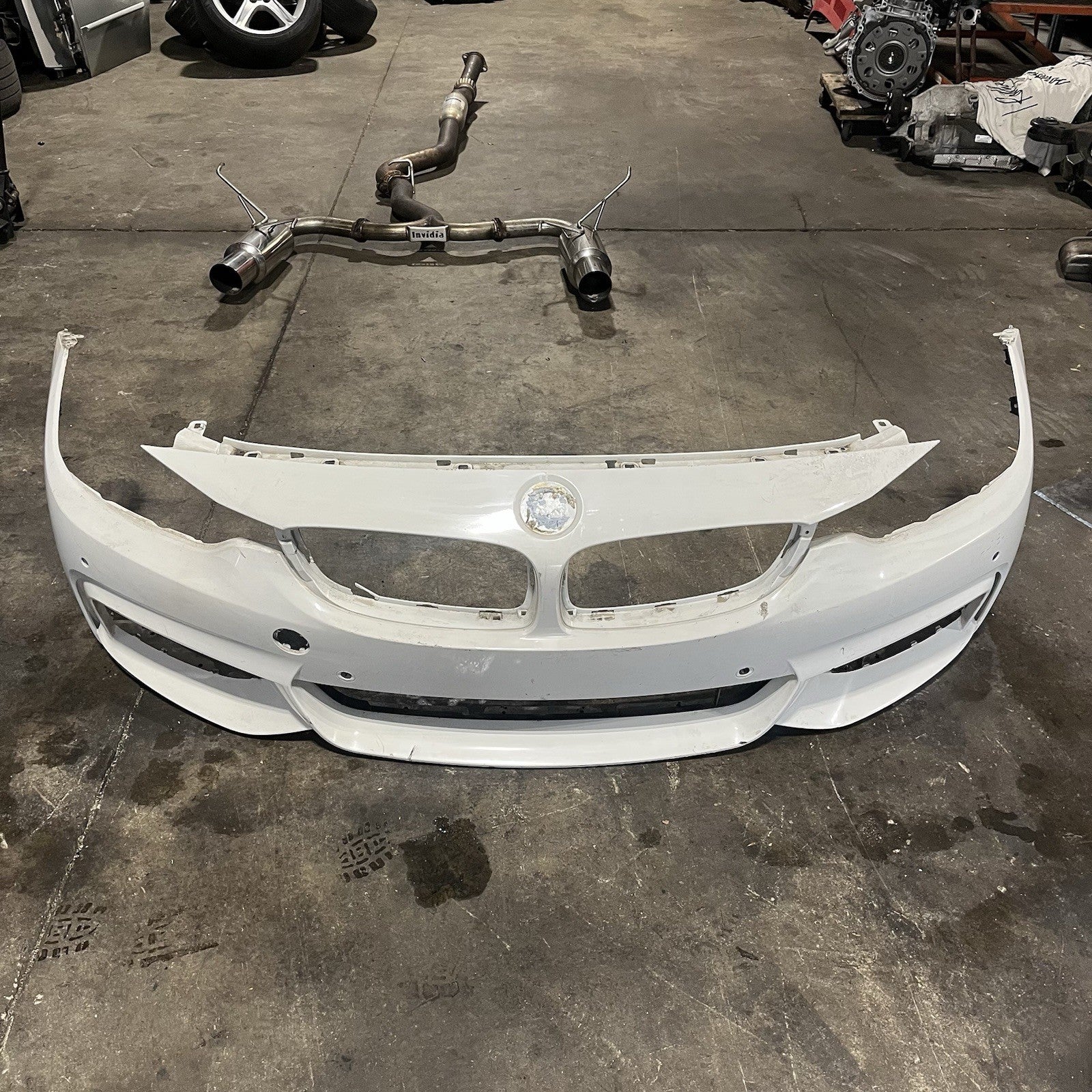 ☑️ 2014-2016 BMW 4 Series-4 F32 F33 F36 M-Sport Front Bumper Cover OEM