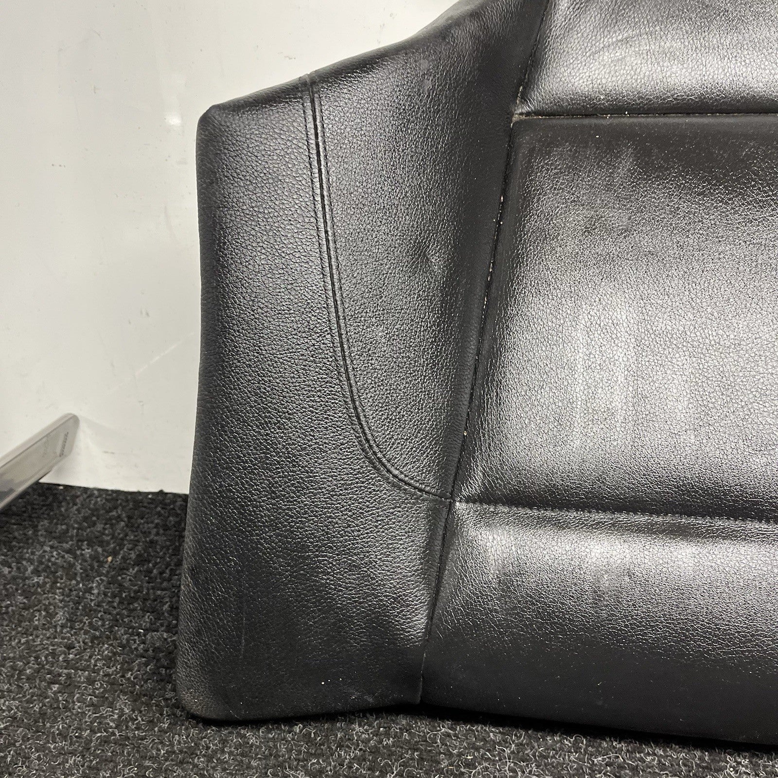 ☑️ 08-13 OEM BMW E82 E88 128 135 Rear Seat Lower Cushion Leather Boston Black