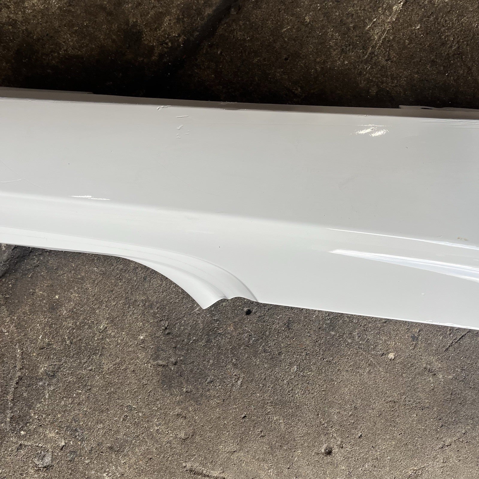 ☑️ 07-13 OEM BMW E92 E93 Right Passenger Side Skirt Rocker Panel White