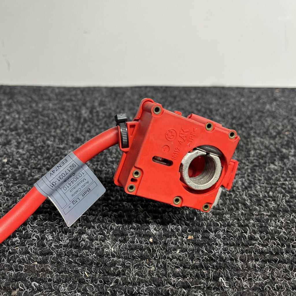 ☑️ 06-13 OEM BMW E82 E90 E92 E88 Battery Plus Pole Terminal Positive Red Cable