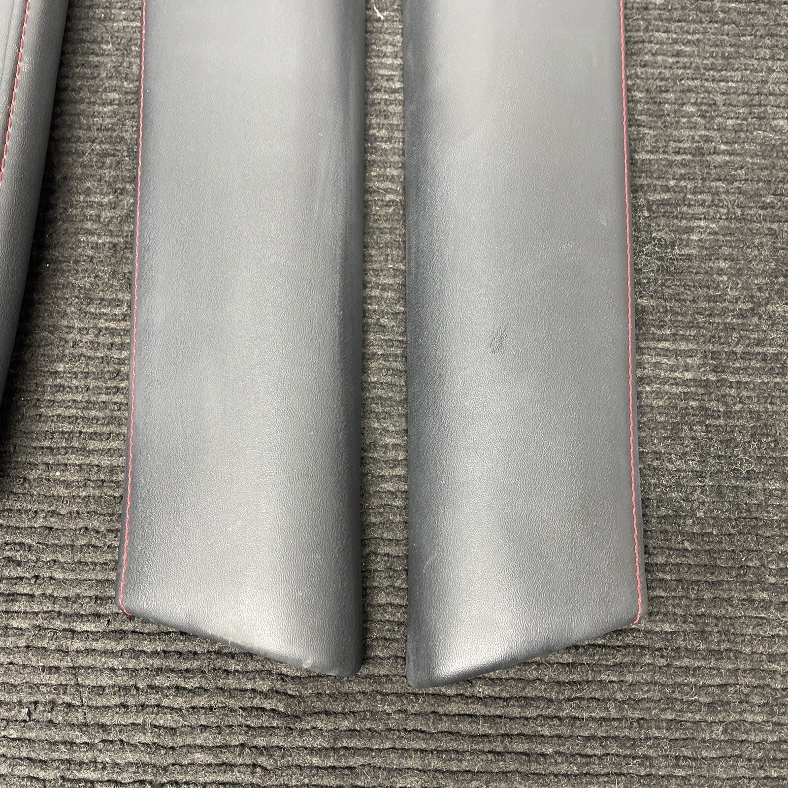 13-19 SCION FRS SUBARU BRZ 86 DOOR PANEL RED STITCHING LEATHER TRIM ARMREST SET