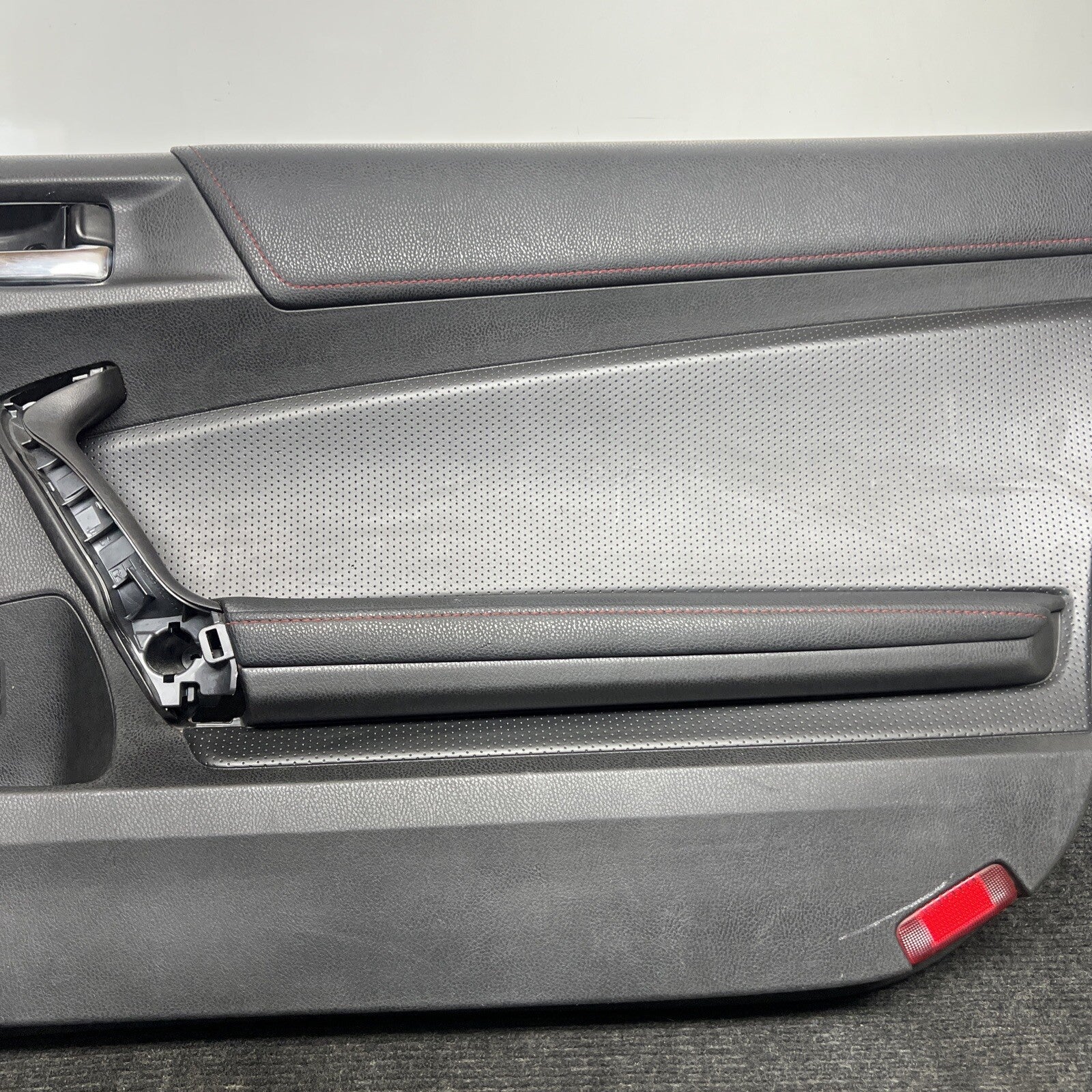 ☑️2015 SCION FRS FR-S BRZ RIGHT PASSENGER DOOR PANEL OEM LEATHER RED STITCH
