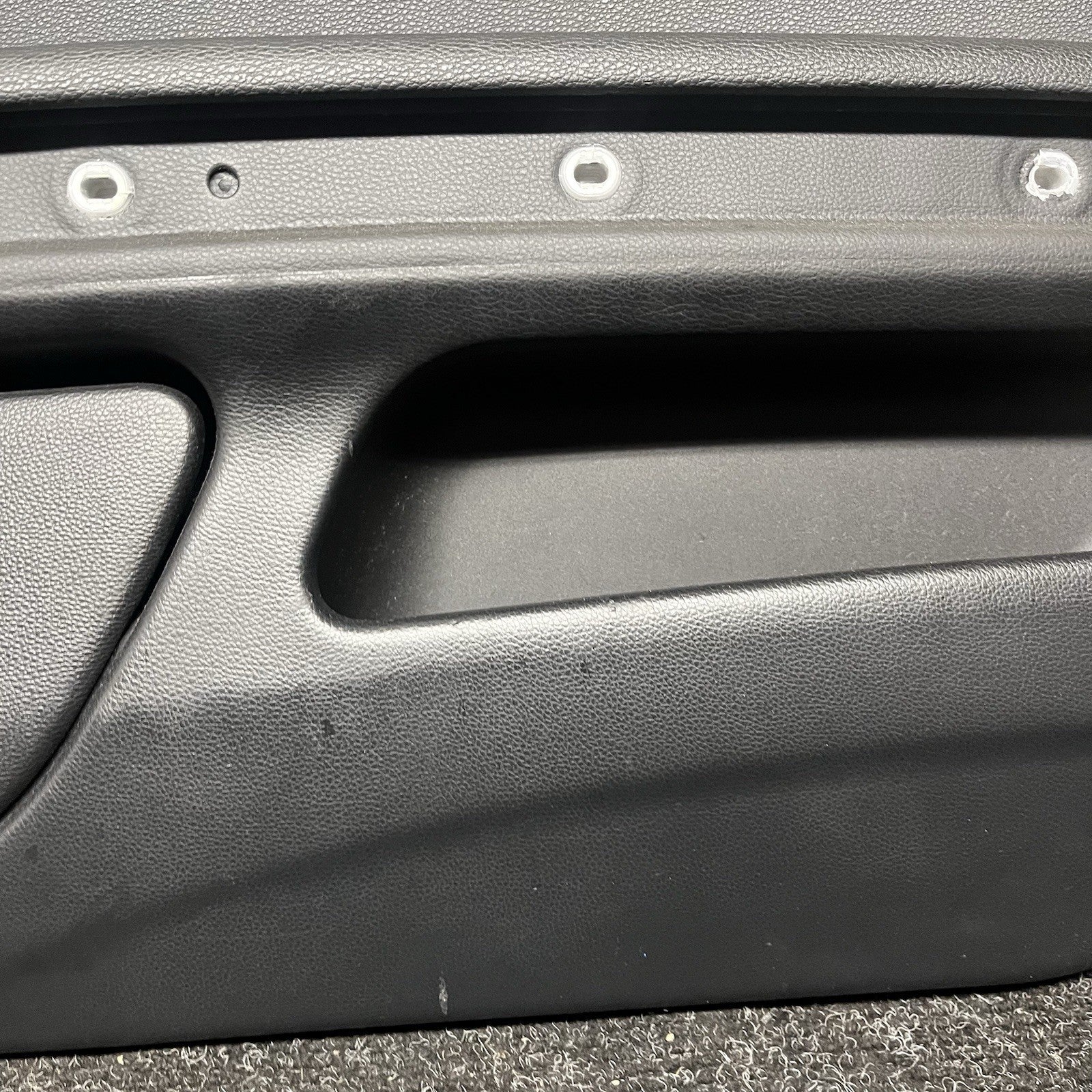 ☑️ 07-13 OEM BMW E93 E92 Front Passenger Door Card Panels Black Dakota LEATHER