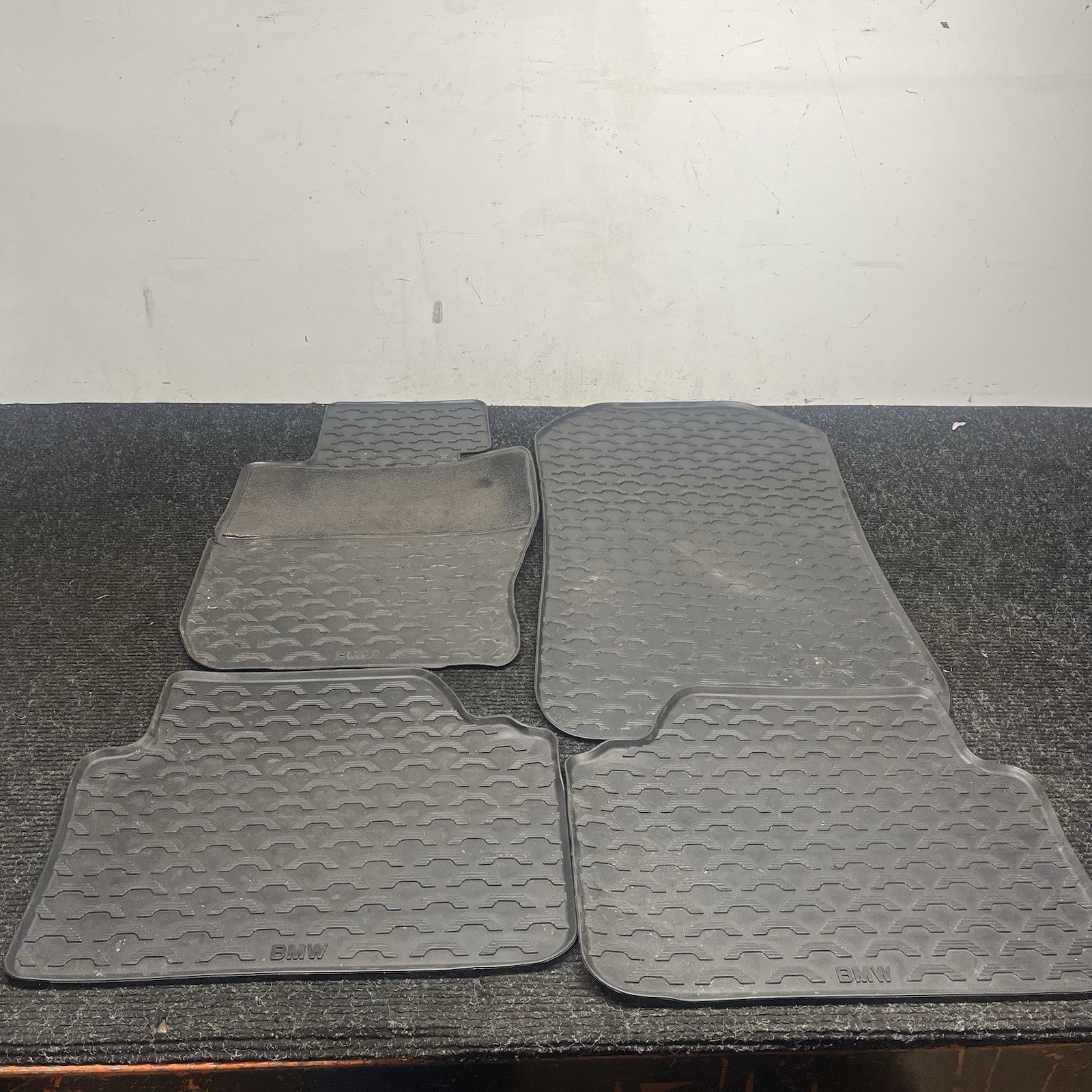 ☑️ BMW 06-12 3-Series Original E90 All-Weather Rubber Floor Mat OEM Front Rear