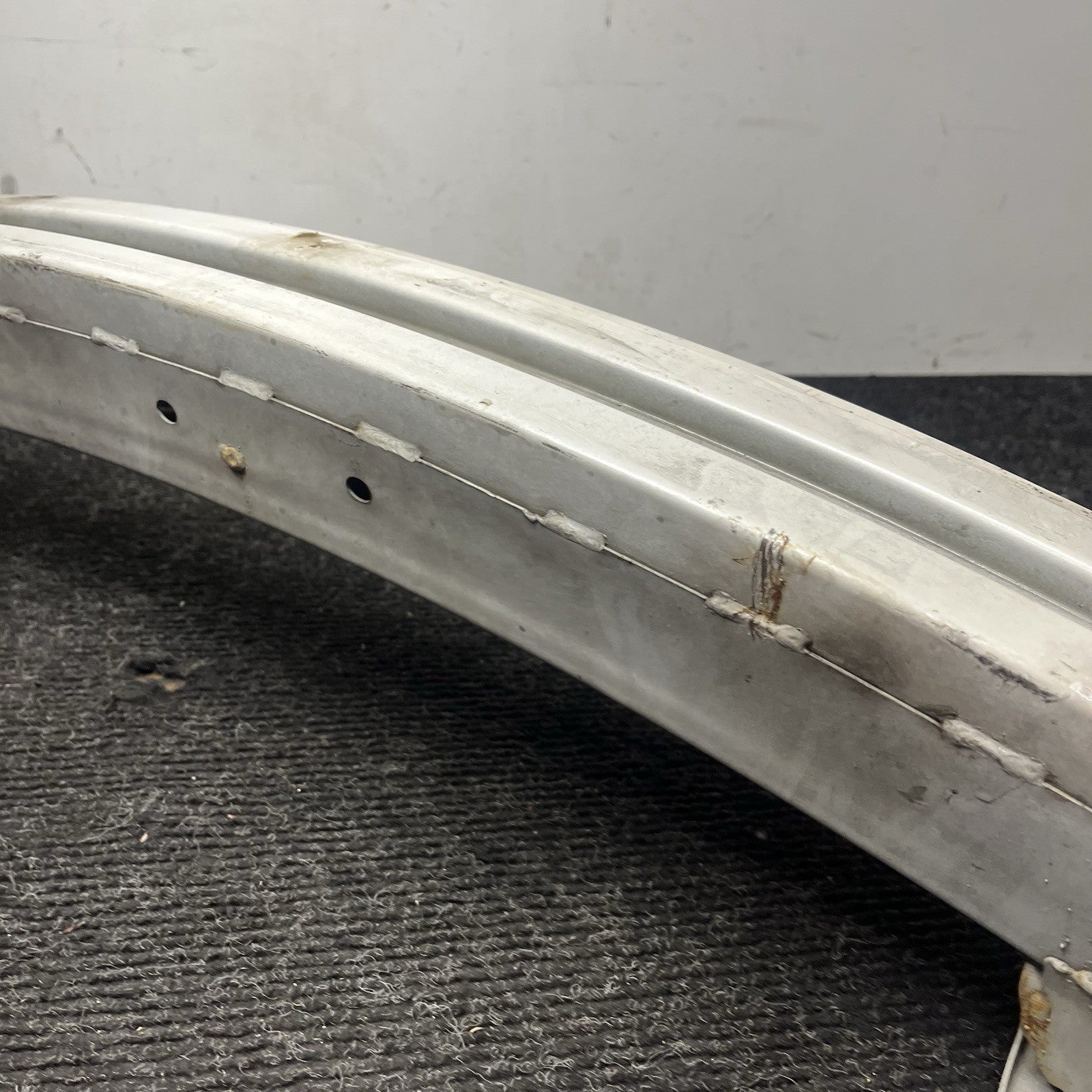 ☑️08-14 SUBARU WRX STI OEM FRONT BUMPER CRASH BAR WHITE GENUINE ASSEMBLY FACTORY