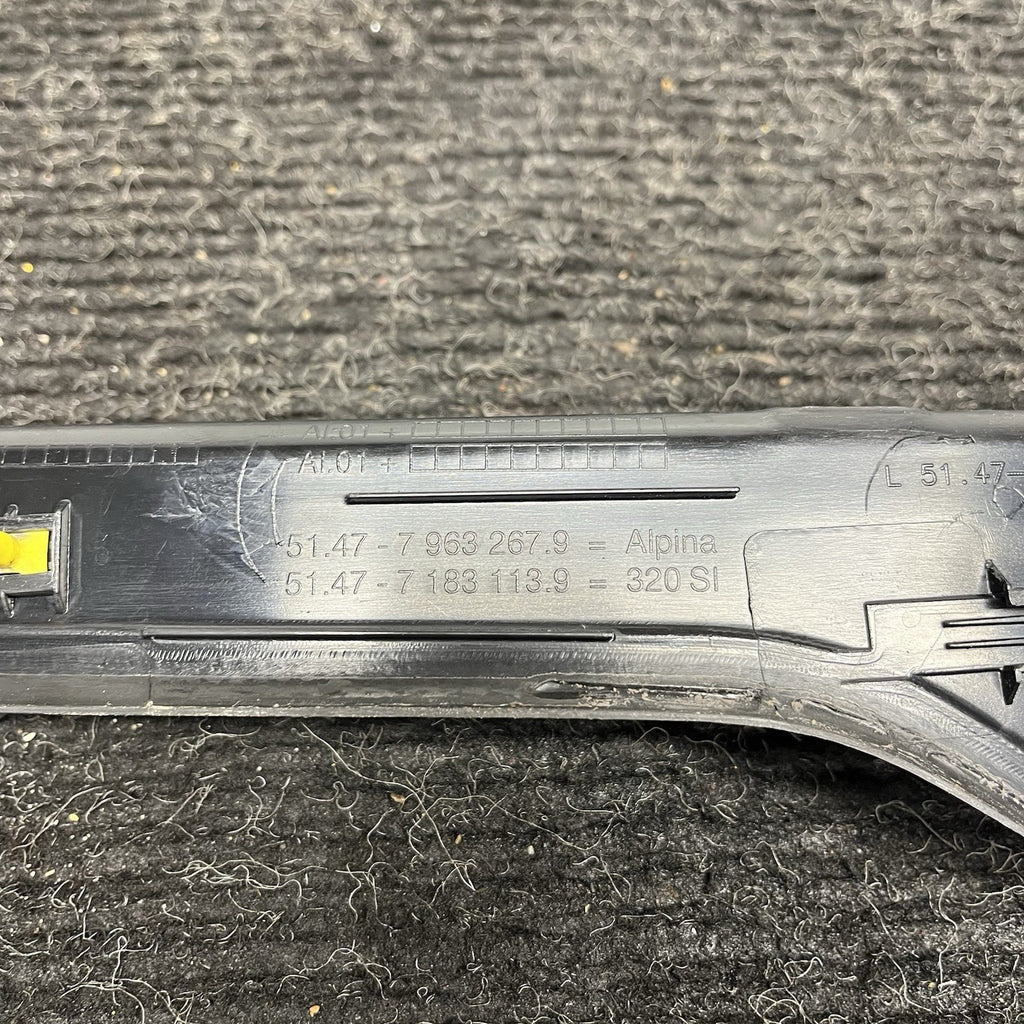 ☑️ 08-11 OEM BMW E90 M3 Door Sill Entrance Molding Trim Rear Left Right Pair