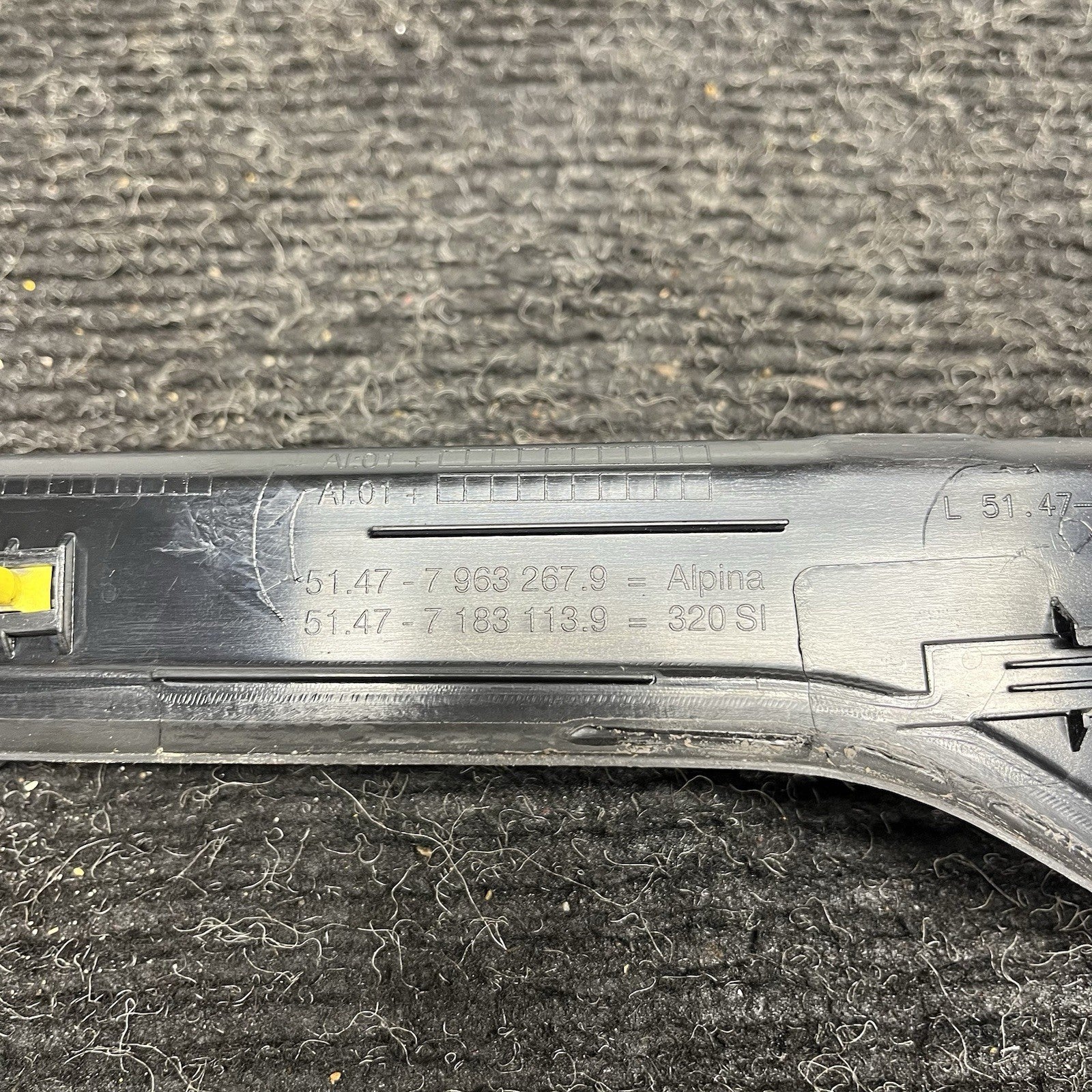 ☑️ 08-11 OEM BMW E90 M3 Door Sill Entrance Molding Trim Rear Left Right Pair