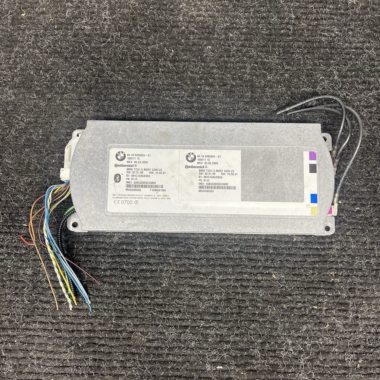 ☑️ OEM 09-13 BMW E82 E88 E90 E92 E60 E64 E70 Telematics Bluetooth Control Module