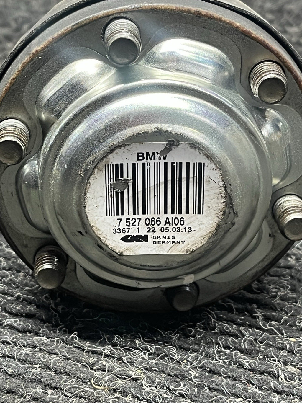 ☑️ 07-13 OEM BMW E82 E90 E92 DCT / MT Rear Right Axle Output Half Shaft Assembly
