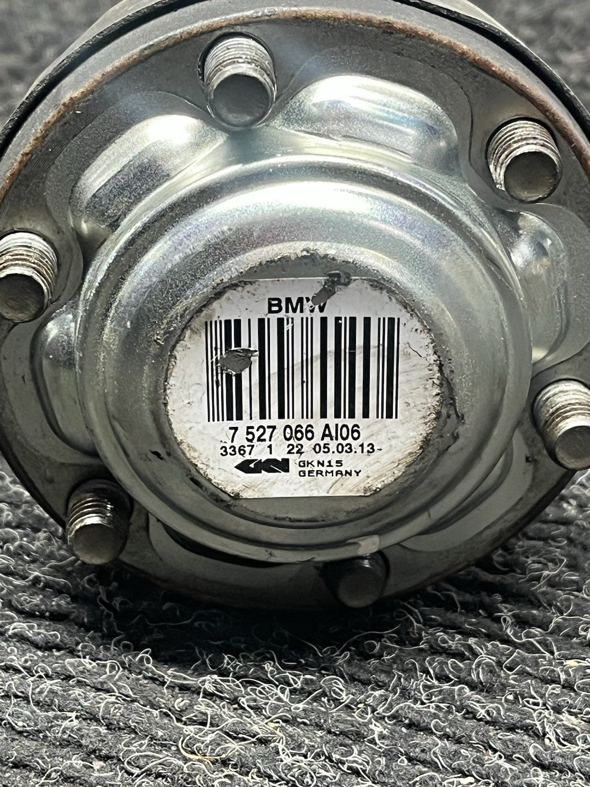 ☑️ 07-13 OEM BMW E82 E90 E92 DCT / MT Rear Right Axle Output Half Shaft Assembly