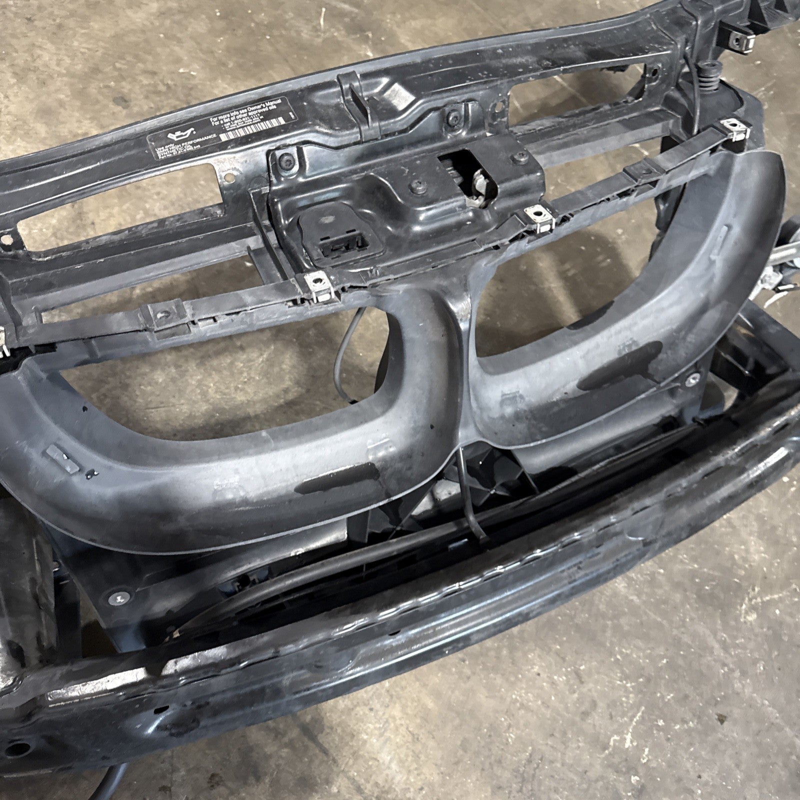 ☑️ Front Core Radiator Support OEM BMW E82 E88 135i 128i W/ REINFORCEMENT BAR
