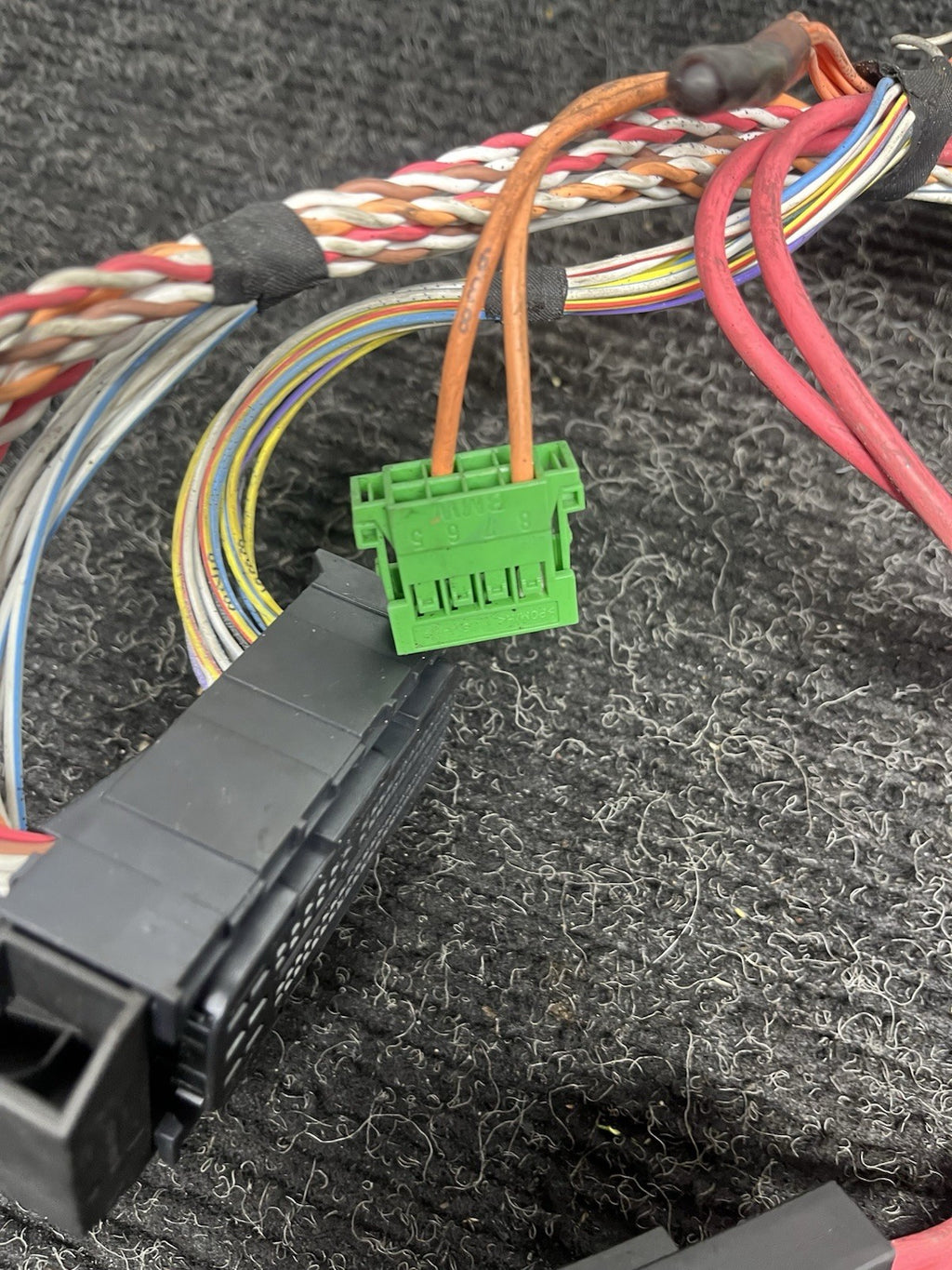 ☑️ Engine N54 Motor Injector Wiring Harness Cable Injection Plug OEM BMW E90 E92