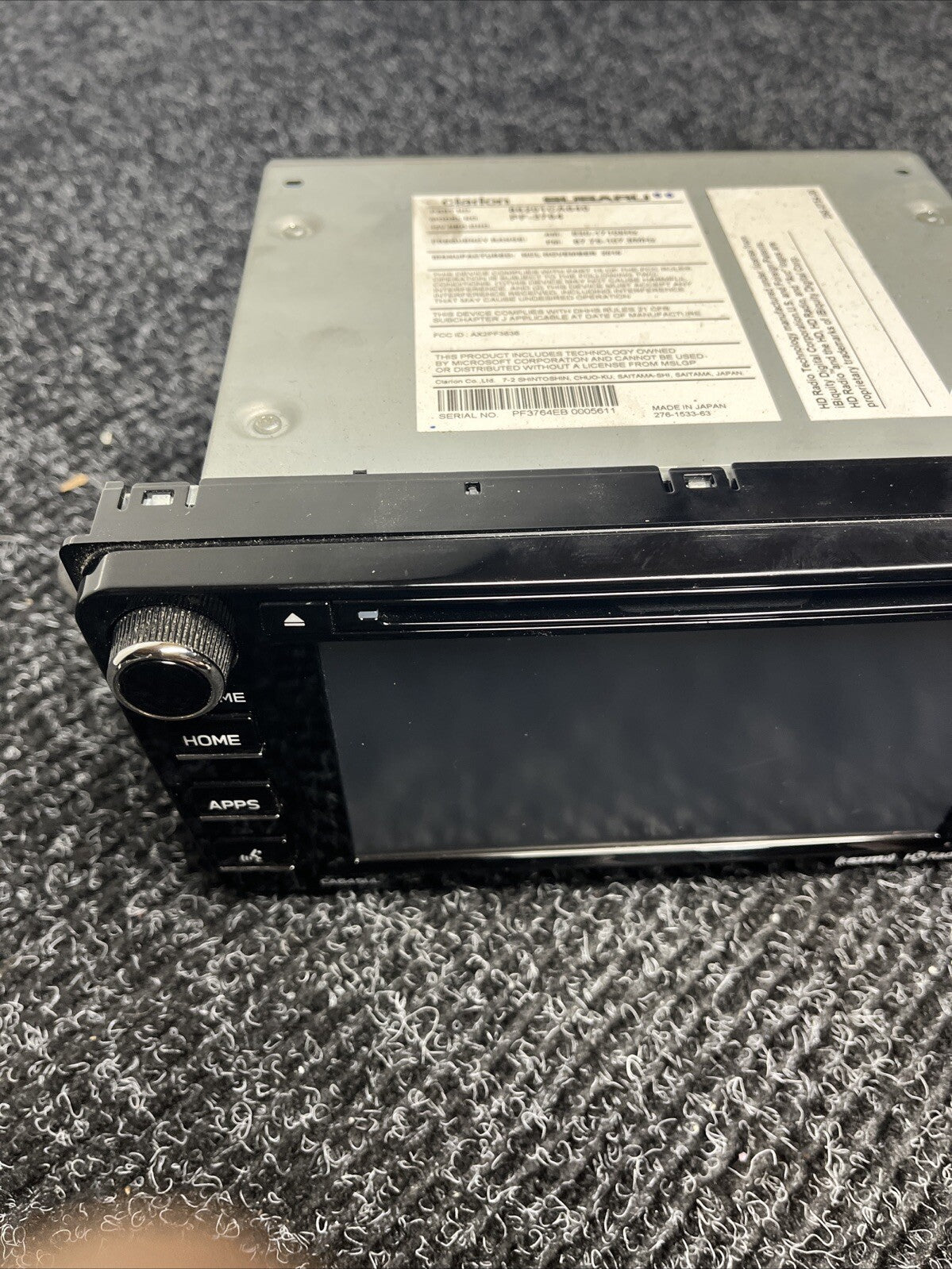 ☑️ 2017-2020 Subaru BRZ Radio Receiver CD Player Information Display CA645UL OEM