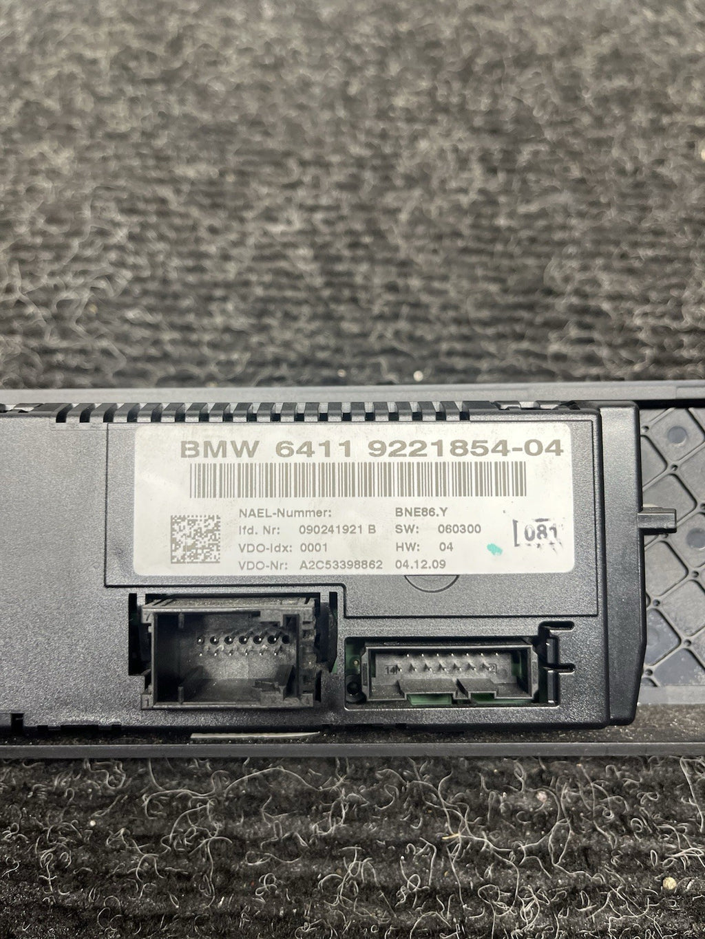 ☑️ 06-13 OEM BMW E90 E92 E93 335 AC A/C Heater Climate Control Switch Panel