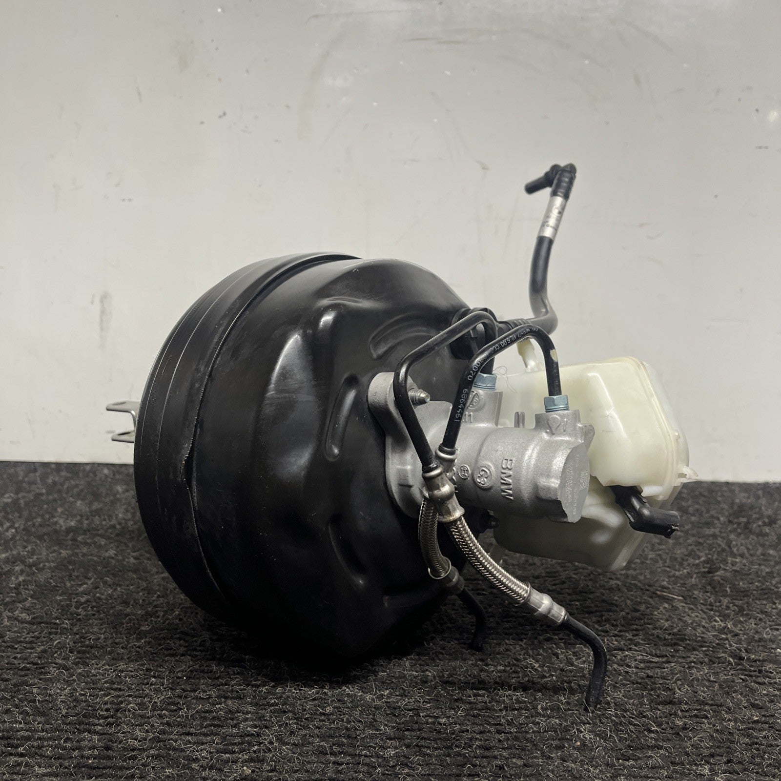 ☑️ 2012-2018 BMW F30 3-SERIES N20 BRAKE BOOSTER MASTER CYLINDER W/ RESERVOIR OEM
