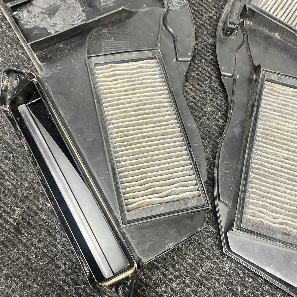 ☑️ 08-13 OEM BMW E90 E92 E93 M3 Cabin Air Filter Cowl Housing Lower Upper SET