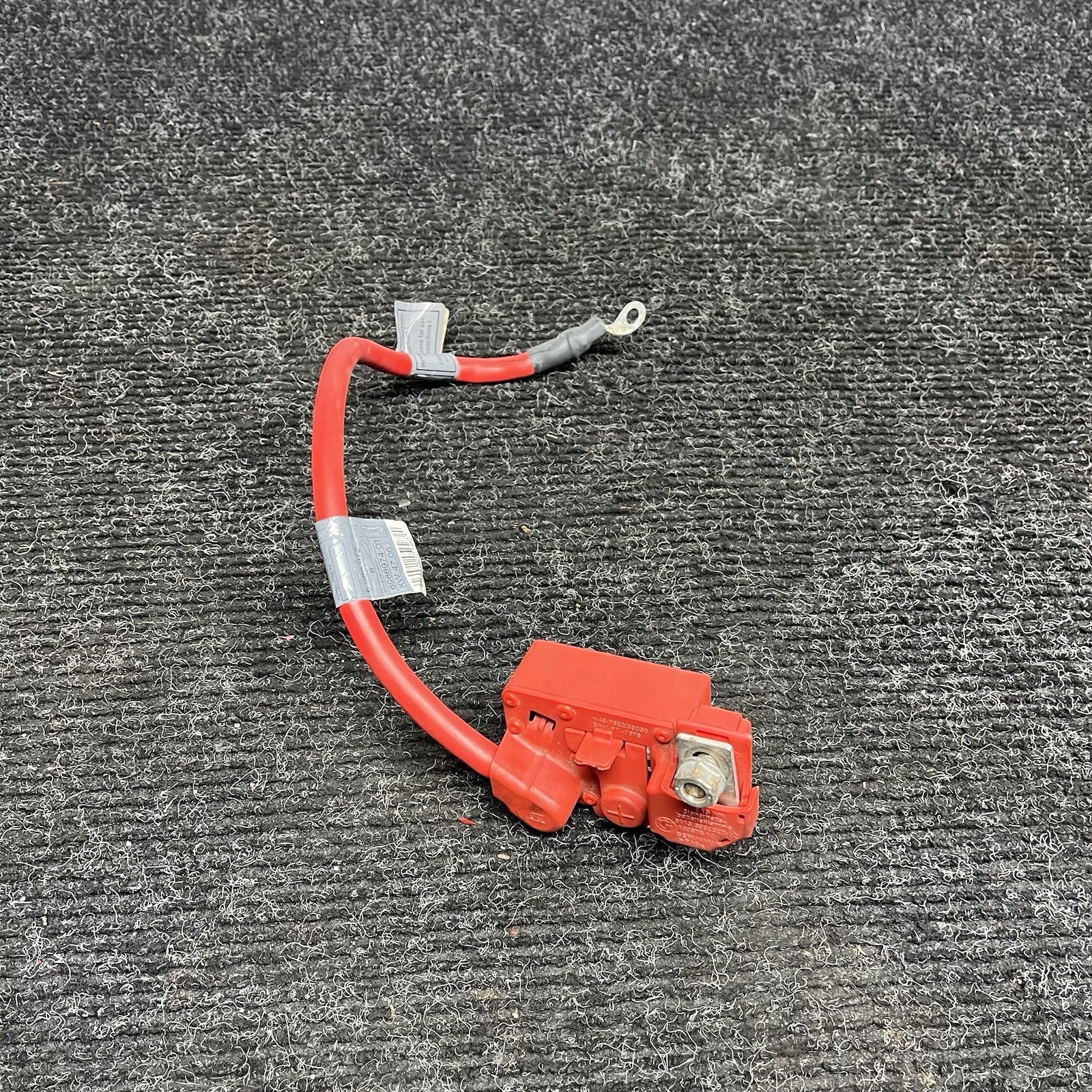 ☑️ 06-13 OEM BMW E82 E90 E92 M3 Battery Plus Pole Terminal Positive Red Cable