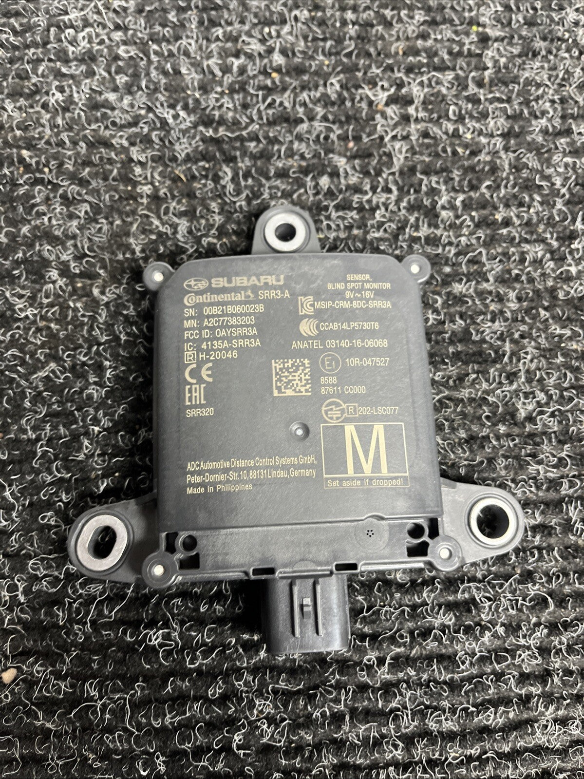 ☑️ 2022-2023 TOYOTA GR86 BRZ REAR BLIND SPOT MONITOR RADAR SENSOR OEM LOT2505