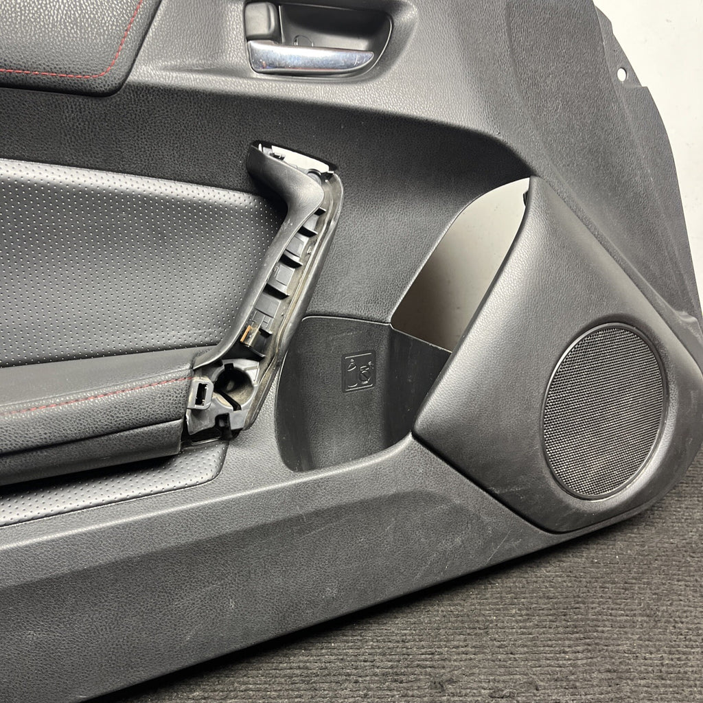 ☑️ 2013-2016 LH SCION FRS BRZ 86 OEM RED STITCHED DOOR PANELS SPEAKER ARM REST