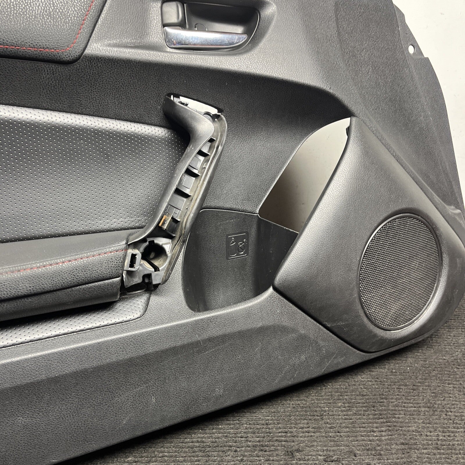 ☑️ 2013-2016 LH SCION FRS BRZ 86 OEM RED STITCHED DOOR PANELS SPEAKER ARM REST