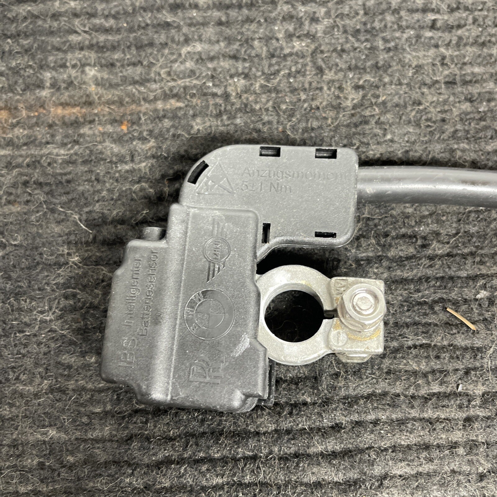 ☑️ 08-13 OEM BMW E82 E88 E89 Z4 135 Battery Negative Cable Terminal IBS Ground