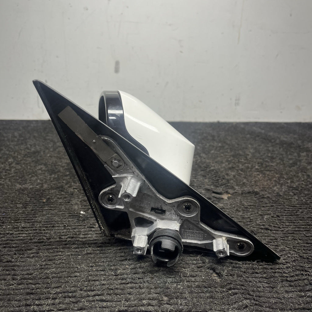 ☑️ 10-13 OEM BMW E82 E88 Front Left Driver Side Heated Mirror Assembly White