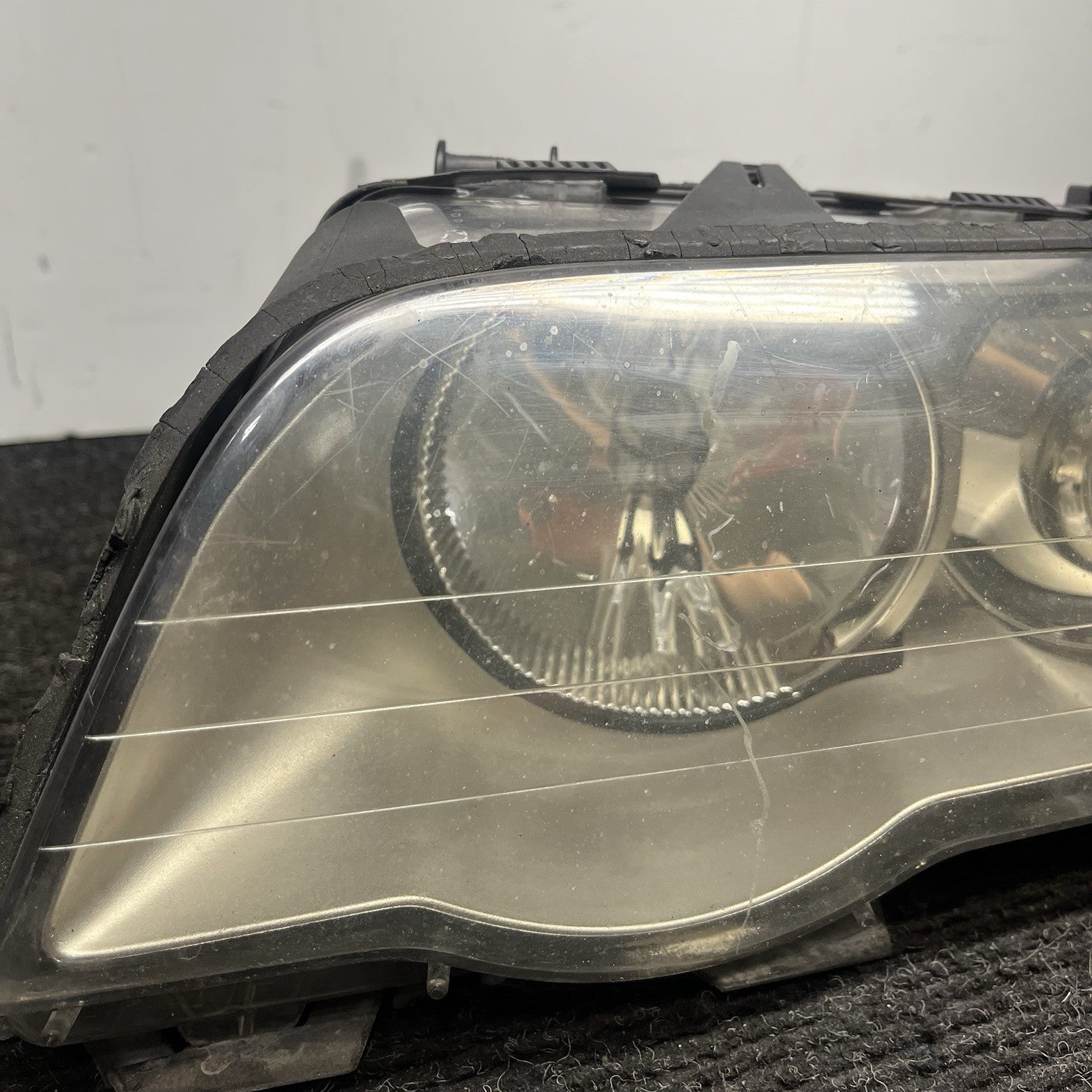 ☑️ 1999-2001 BMW 330i E46 Sedan Left Halogen Headlight 63126902753 OEM NOTE
