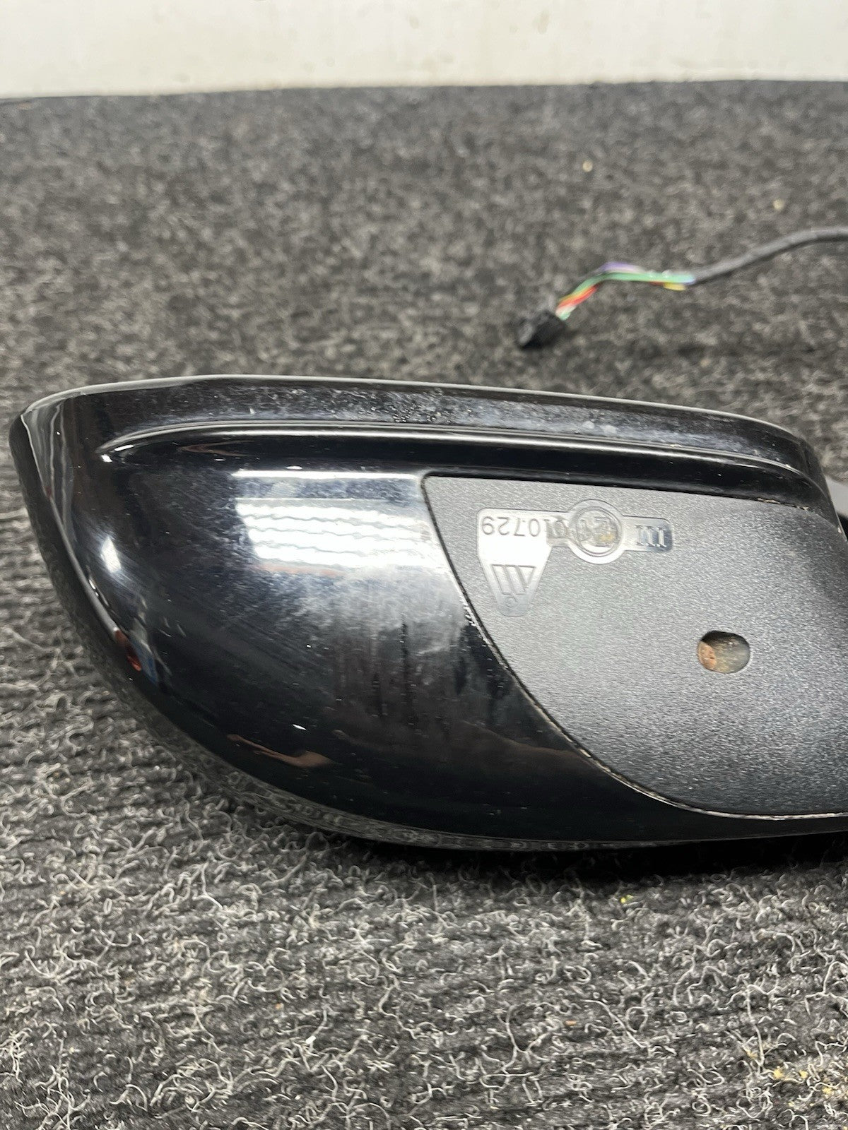 ☑️ 03-08 BMW Z4 Left Driver Side Door View Mirror Assembly Oem Black