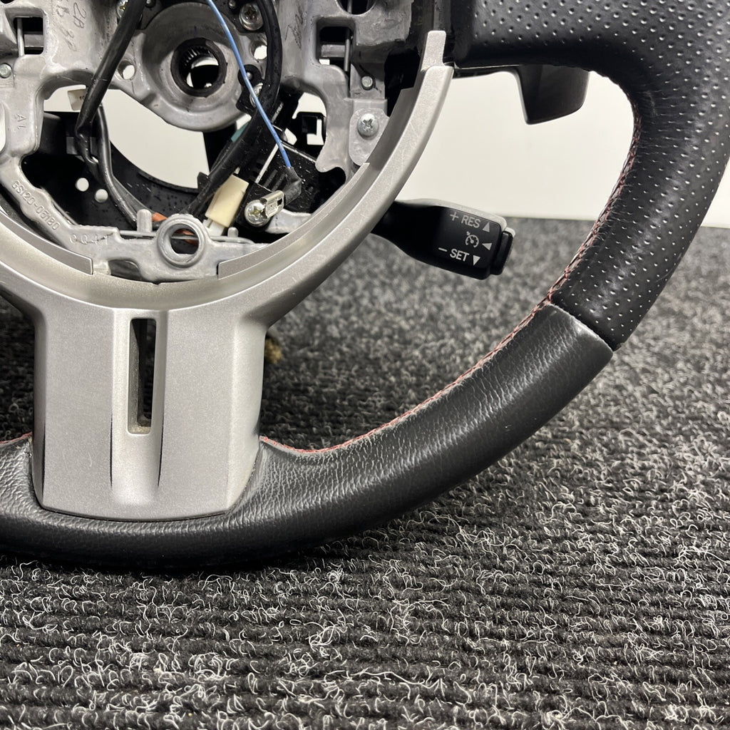☑️ 2013-2016 SCION FRS Subaru BRZ OEM Steering Wheel Red Stitched Shift Paddles