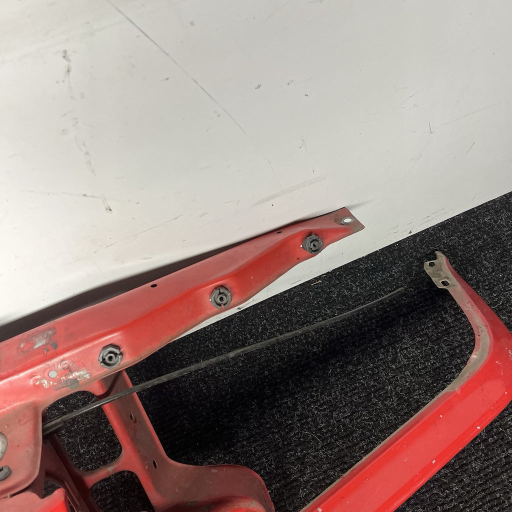 ☑️ 91-99 BMW E36 3 Series M3 Front Clip Radiator Core Support Panel Hellrot OEM