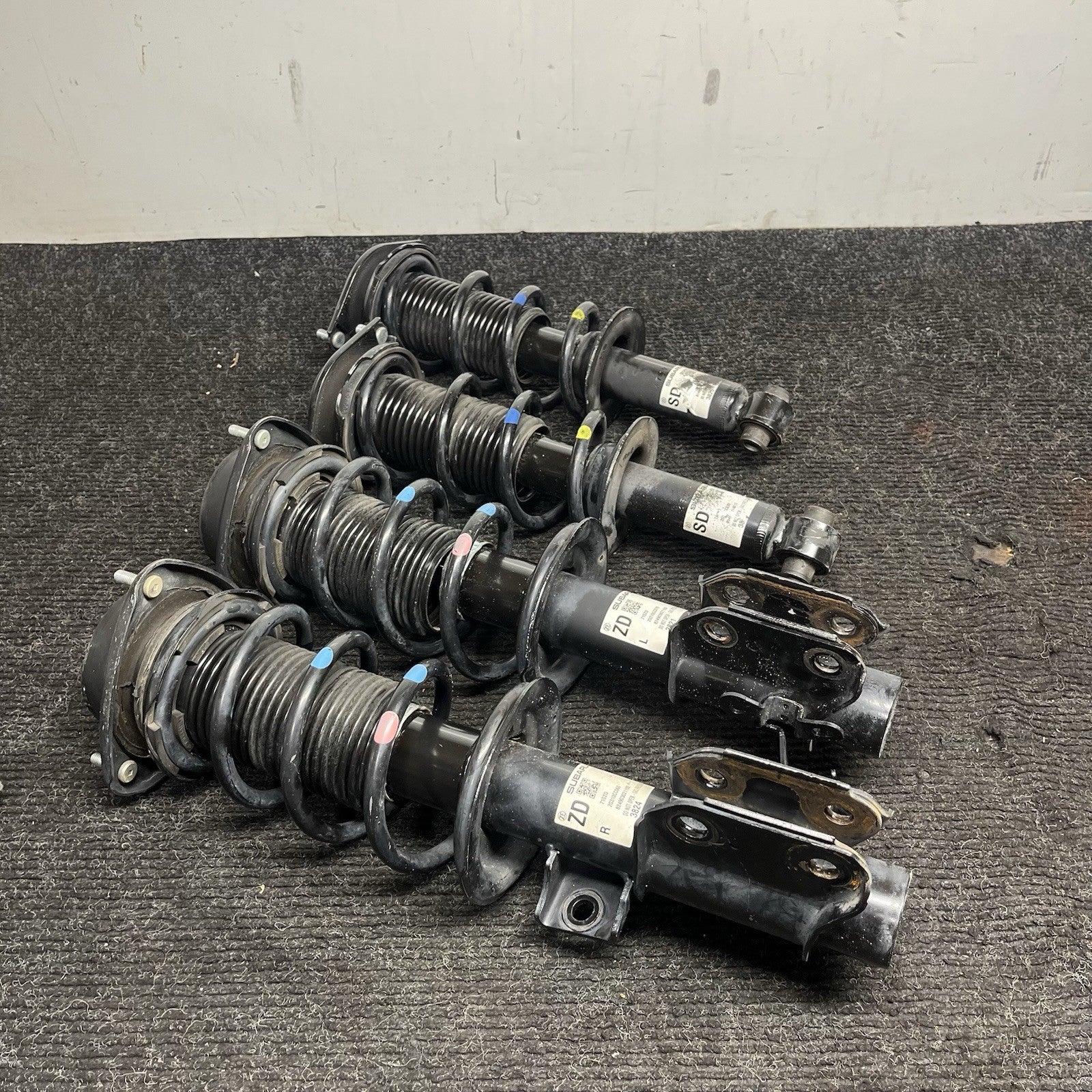 ☑️ OEM Springs & Struts Suspension Subaru BRZ Toyota 86 Scion FRS