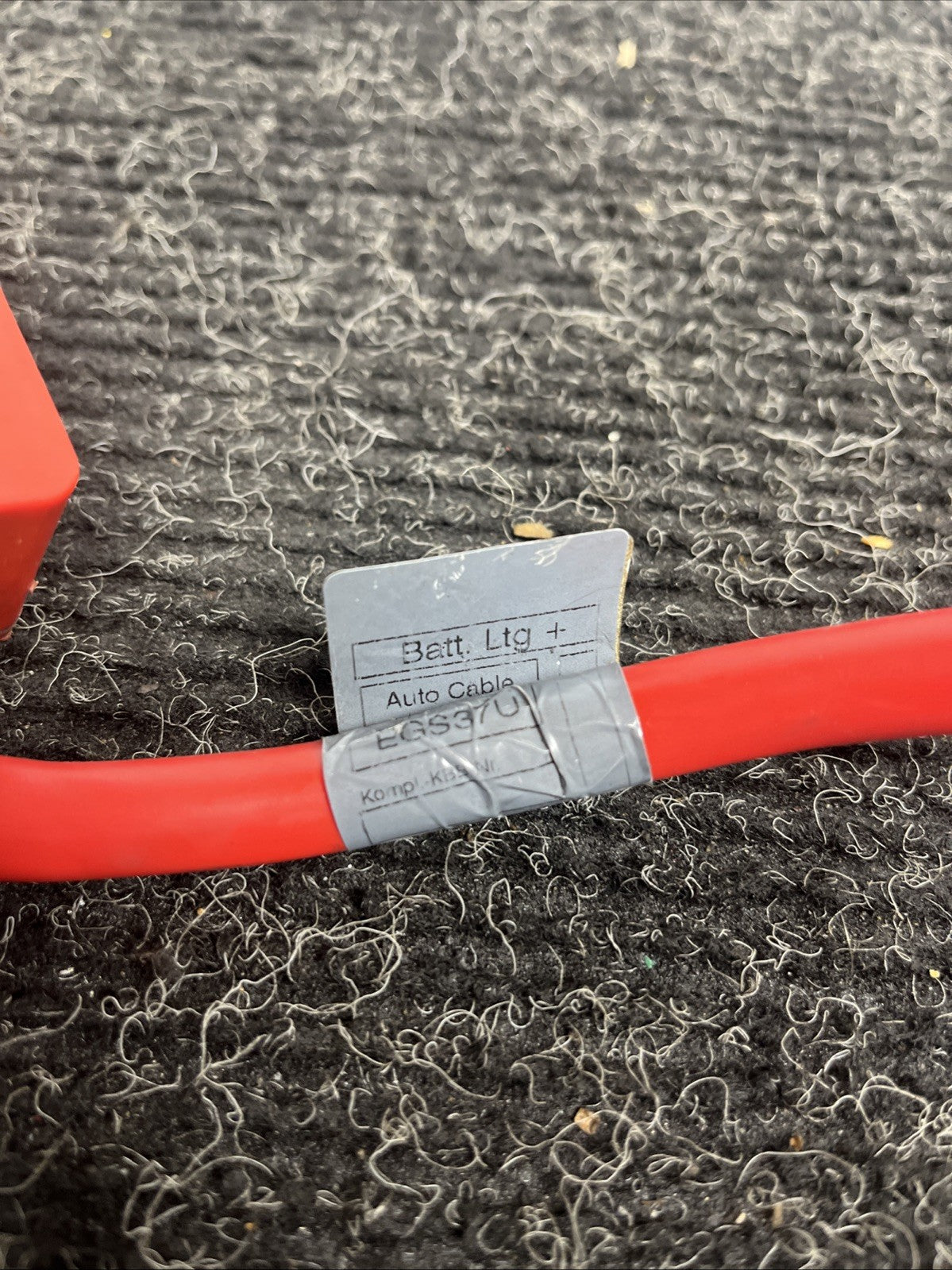 ☑️ 06-13 OEM BMW E82 E90 E92 M3 Battery Plus Pole Terminal Positive Red Cable